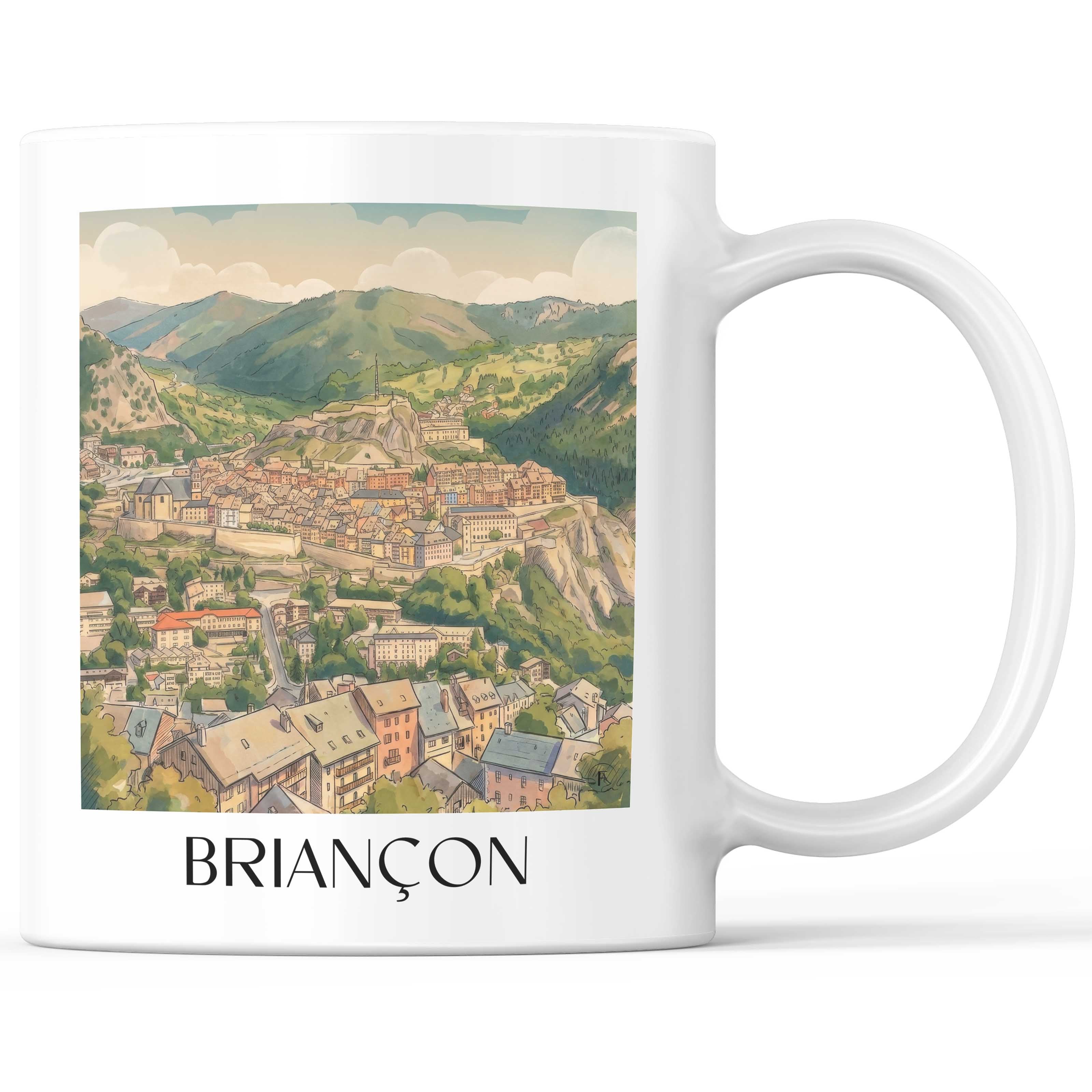 briançon-provence-frankreich-kaffeebecher-aquarell