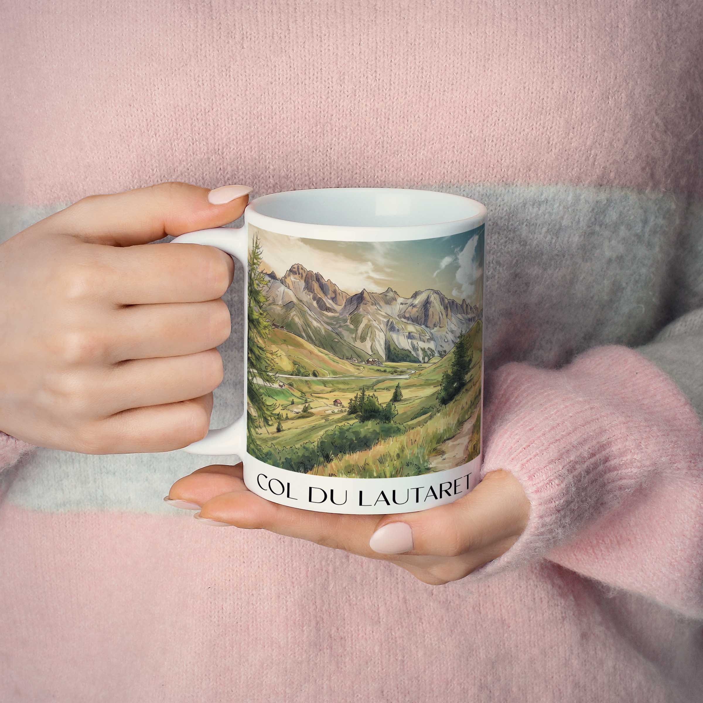 col-du-lautaret-alpes-du-sud-frankreich-kaffeebecher-aquarell
