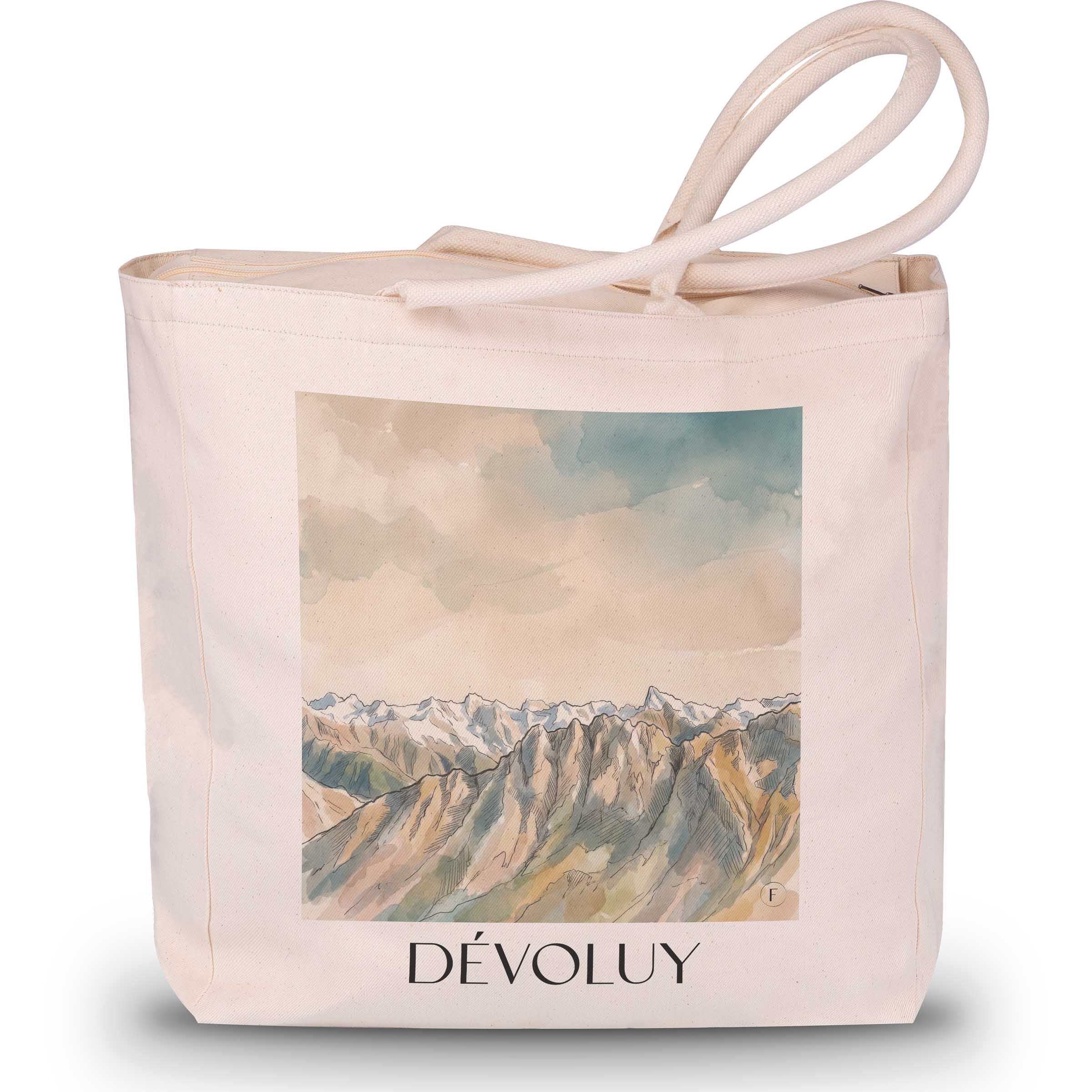 dévoluy-provence-frankreich-einkaufstasche-aquarell