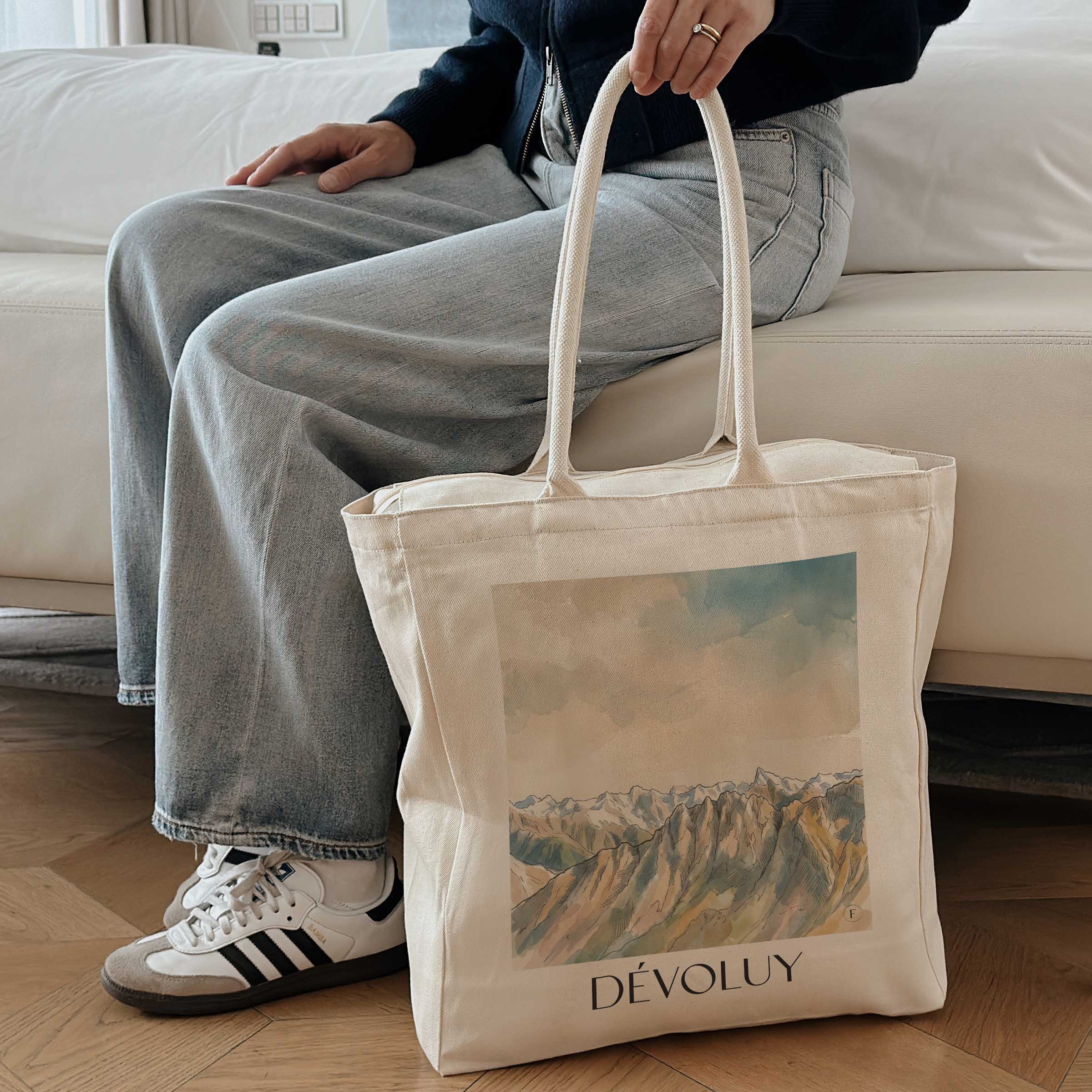 dévoluy-provence-frankreich-einkaufstasche-aquarell