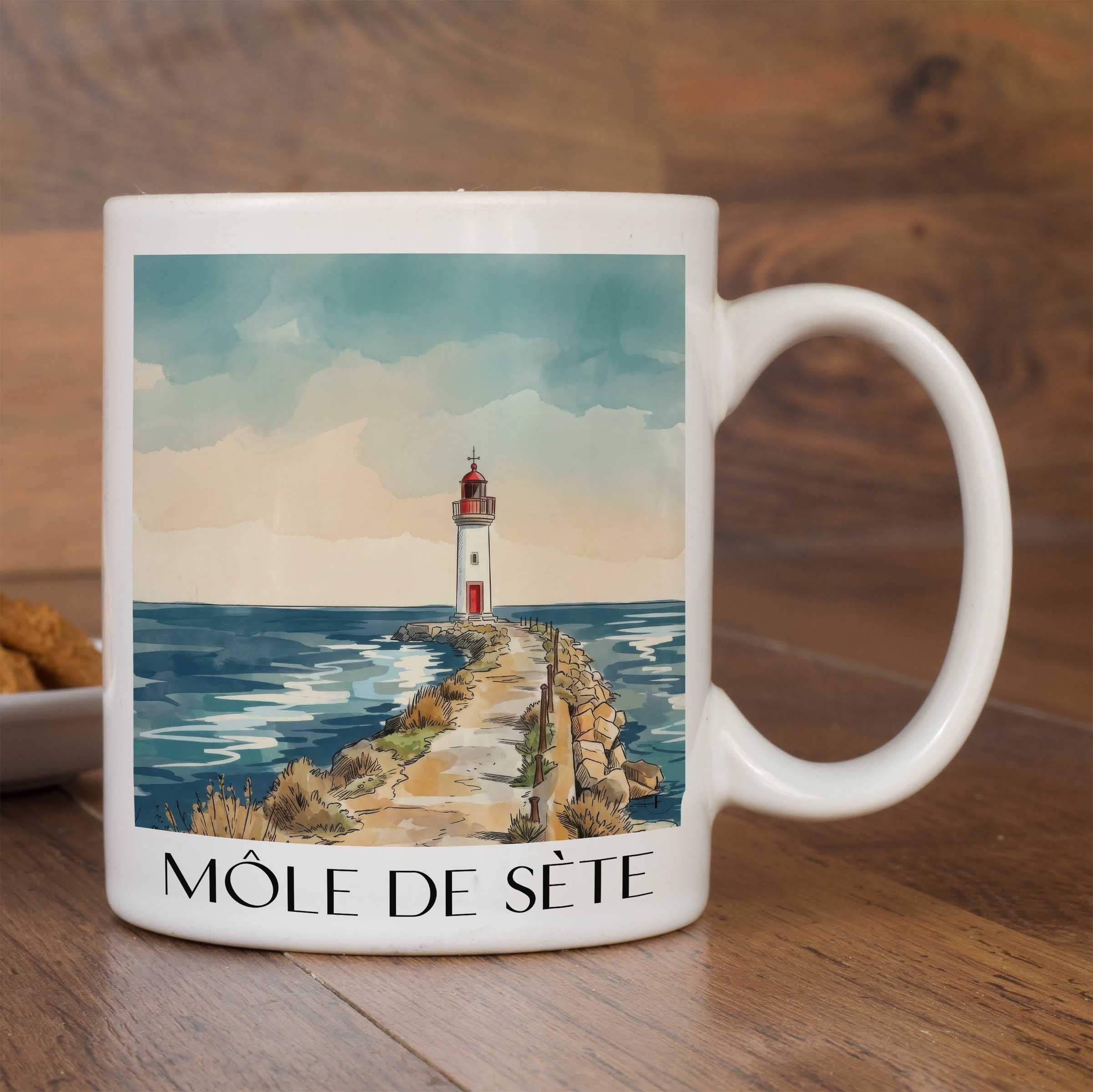 môle-de-sète-okzitanien-frankreich-kaffeebecher-aquarell
