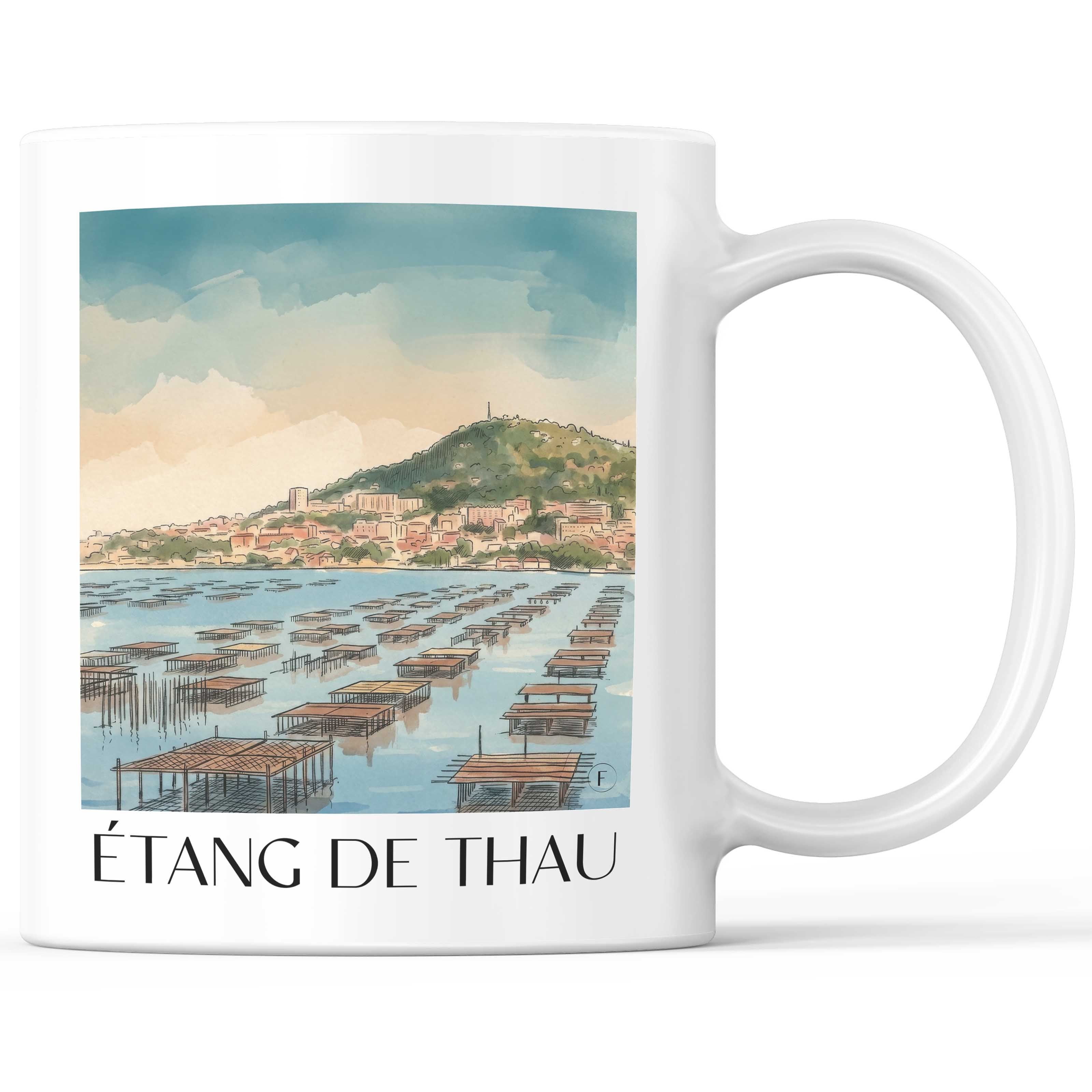 étang-de-thau-okzitanien-frankreich-kaffeebecher-aquarell