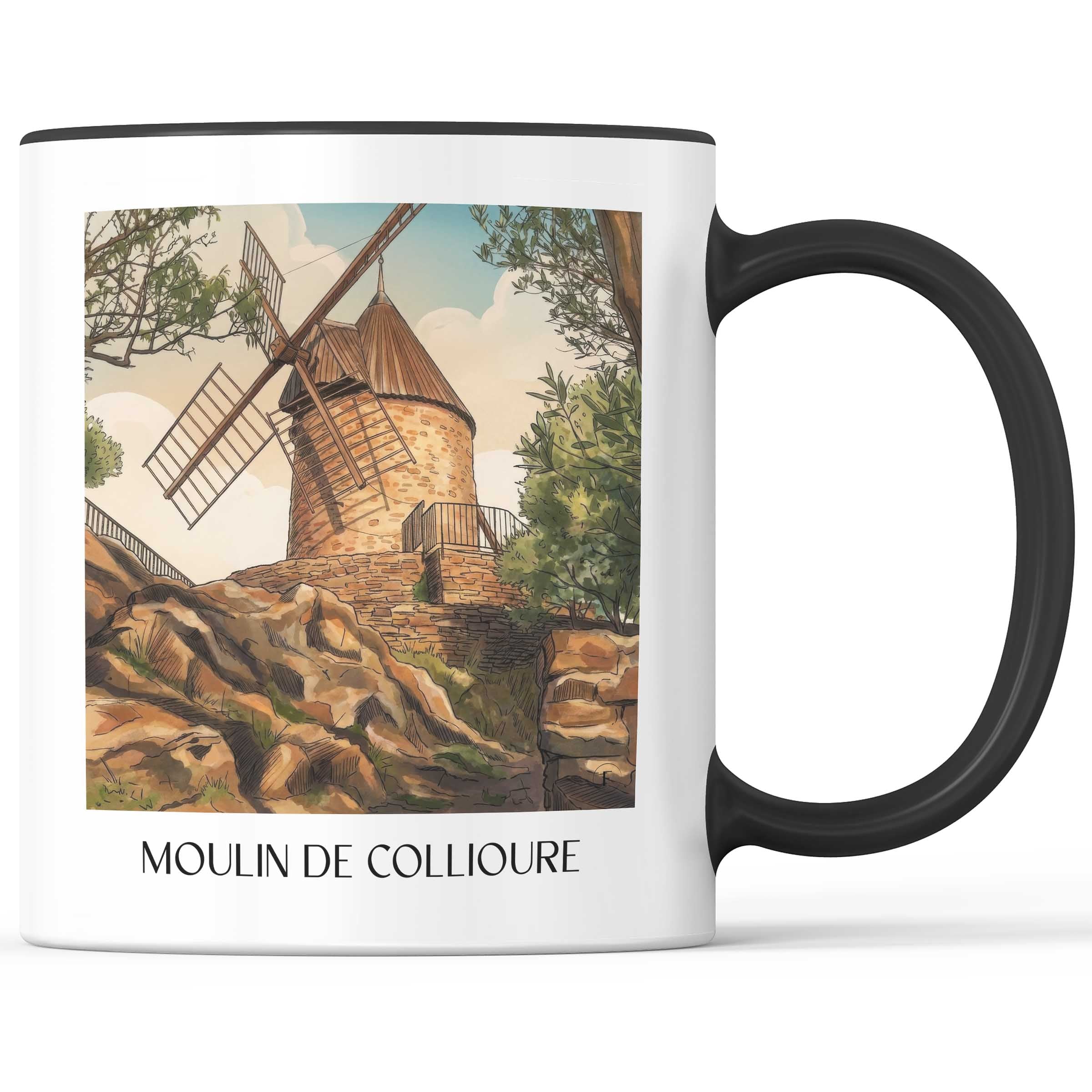 moulin-de-collioure-côte-vermeille-frankreich-kaffeebecher-aquarell