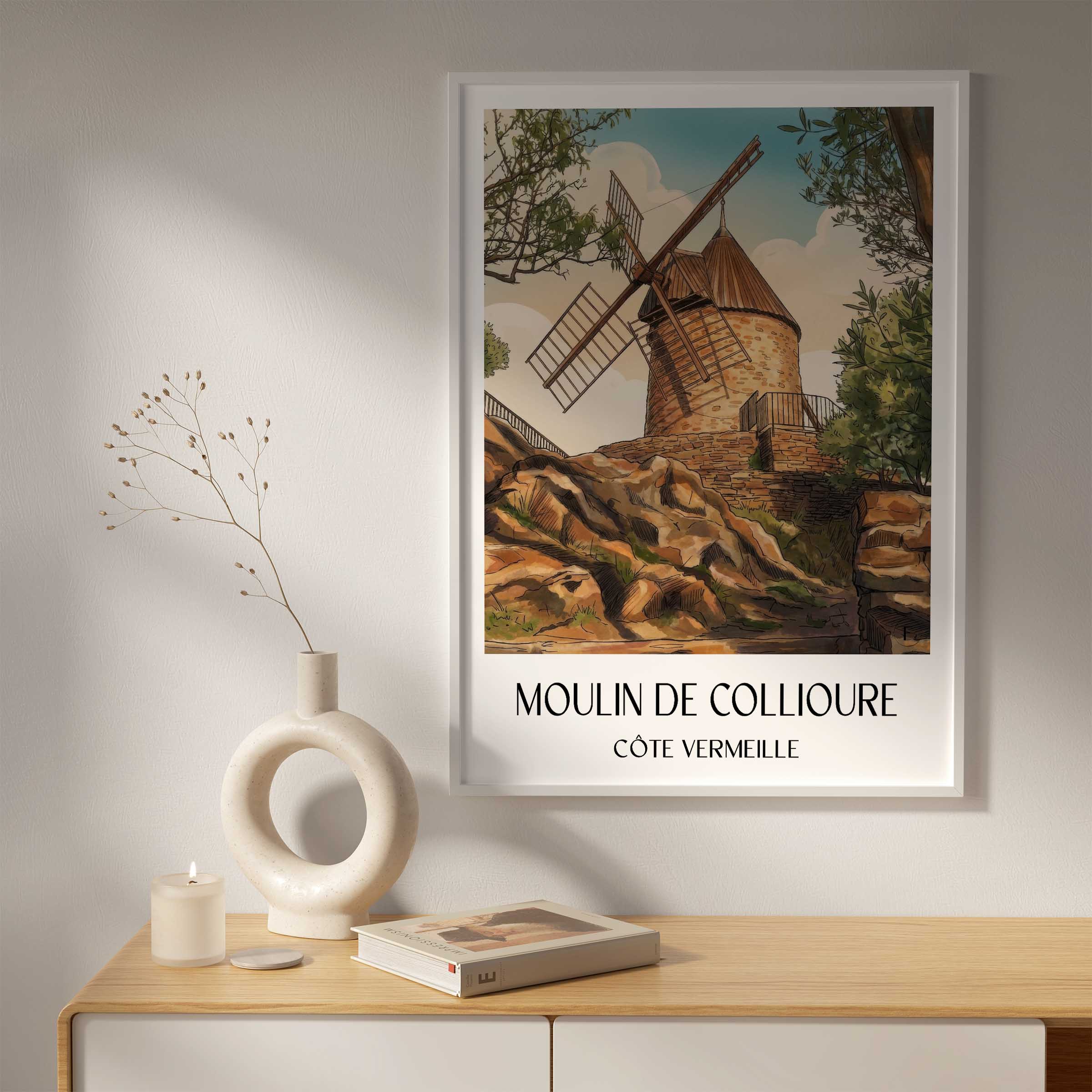 moulin-de-collioure-côte-vermeille-frankreich-poster-aquarell