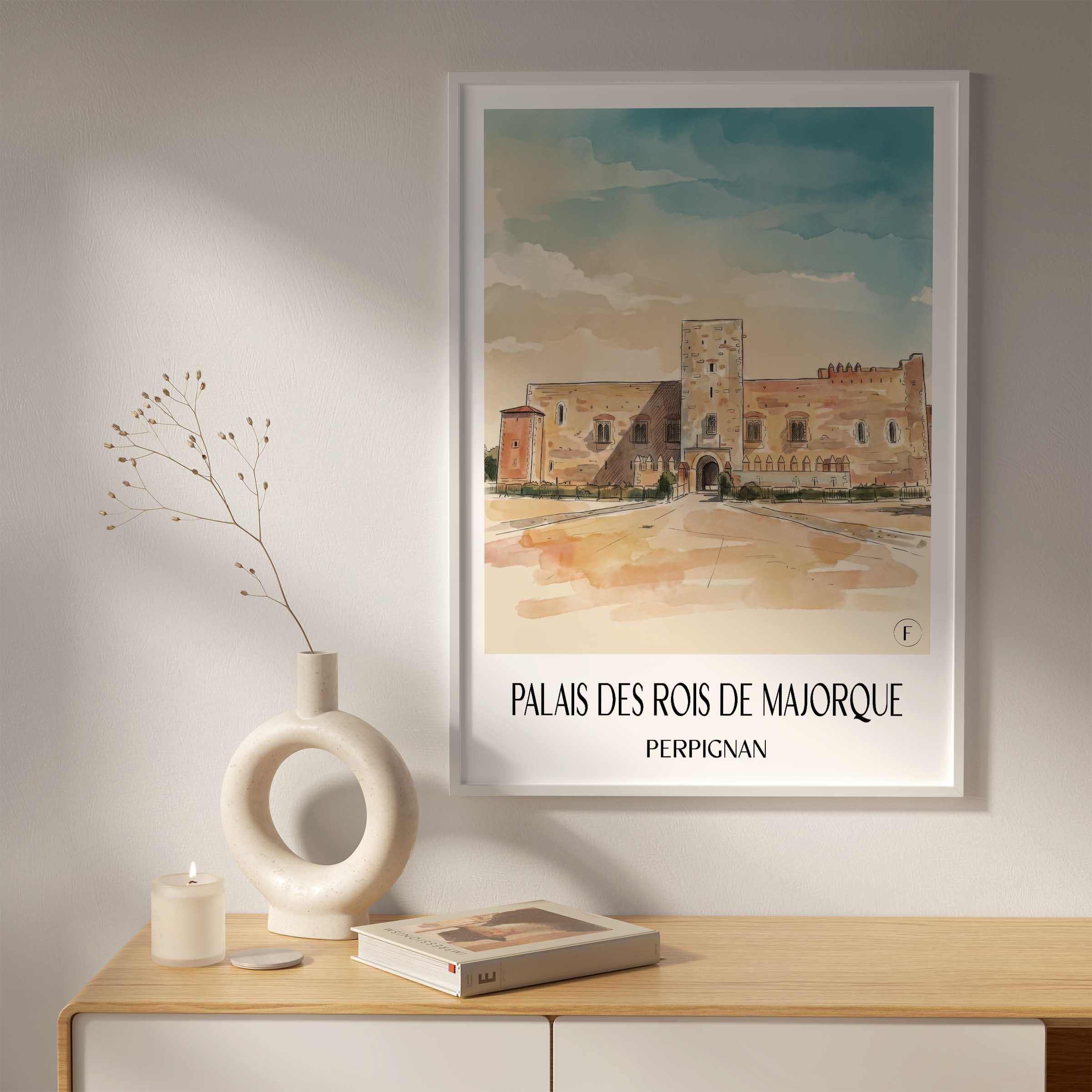 palais-des-rois-de-majorque-perpignan-frankreich-poster-aquarell
