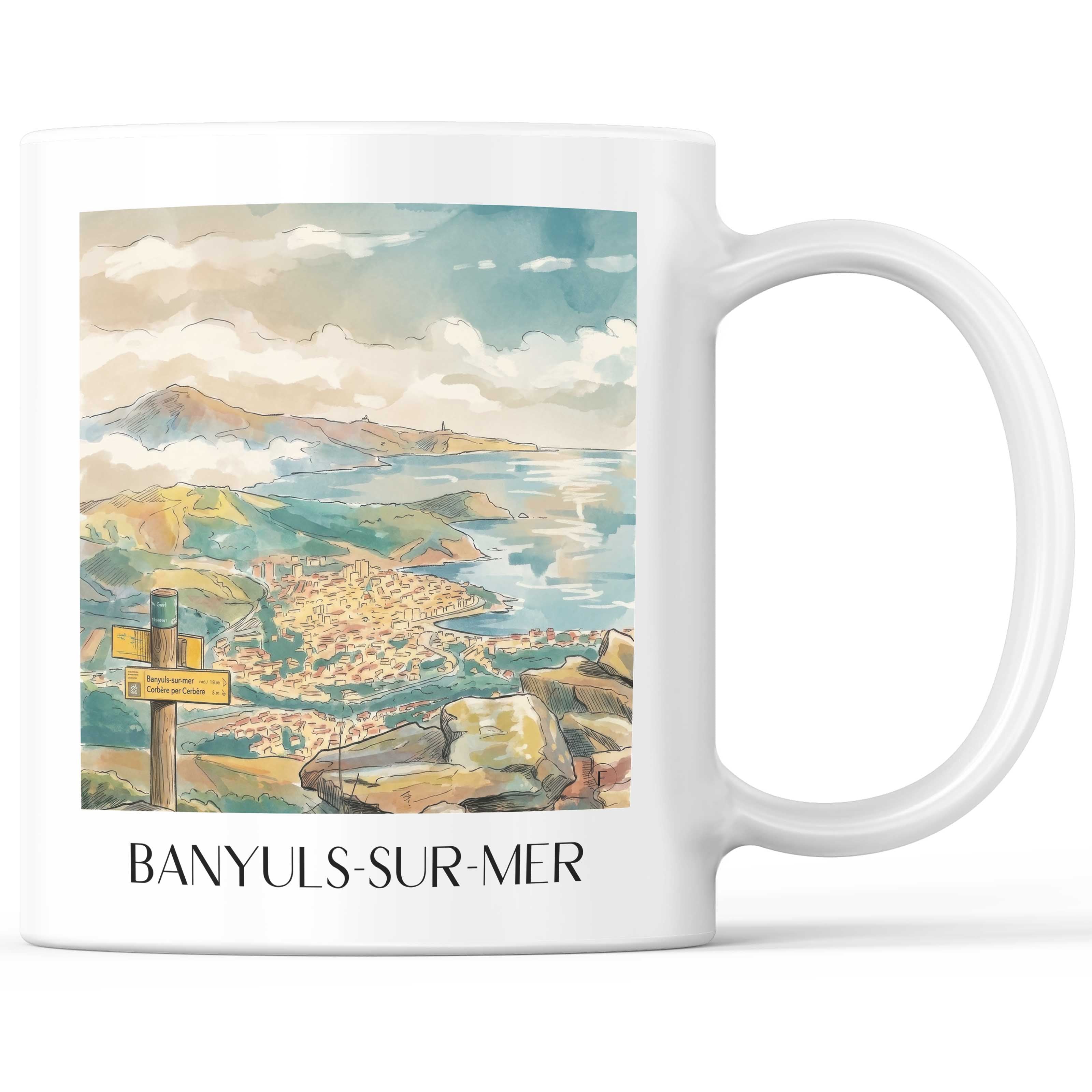 banyuls-sur-mer-côte-vermeille-frankreich-kaffeebecher-aquarell