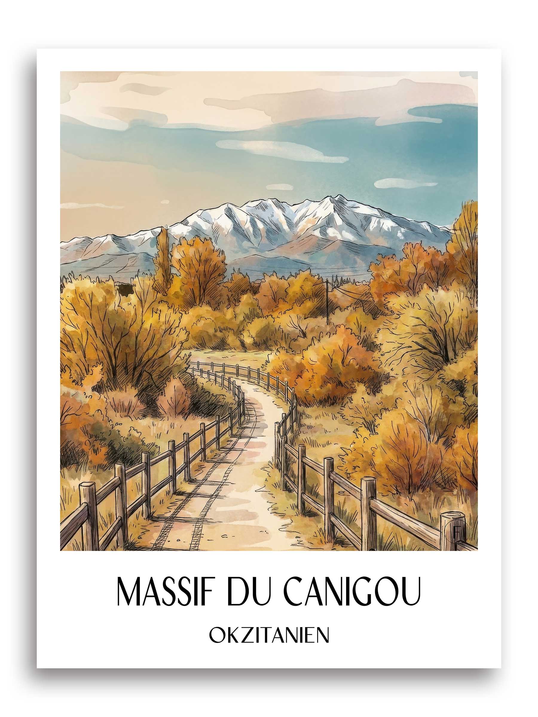 massif-du-canigou-okzitanien-frankreich-poster-aquarell