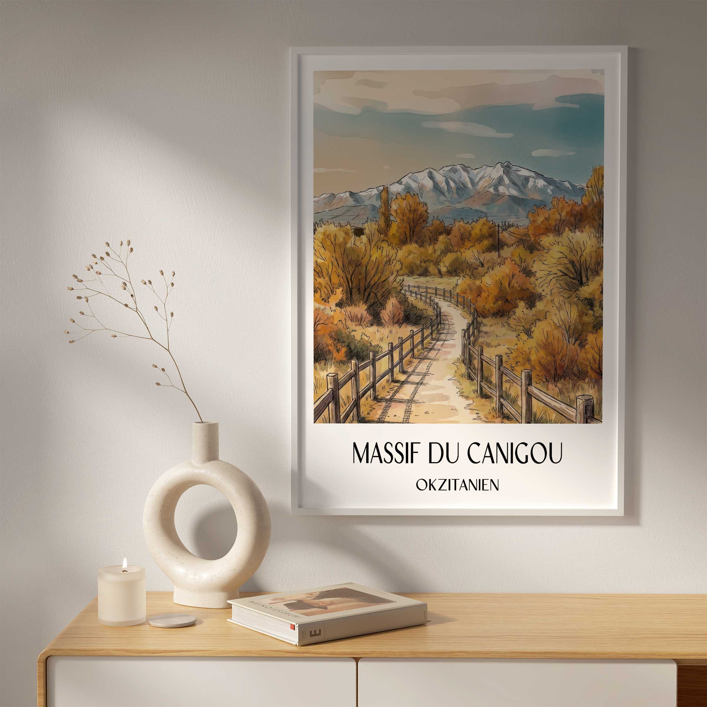 massif-du-canigou-okzitanien-frankreich-poster-aquarell