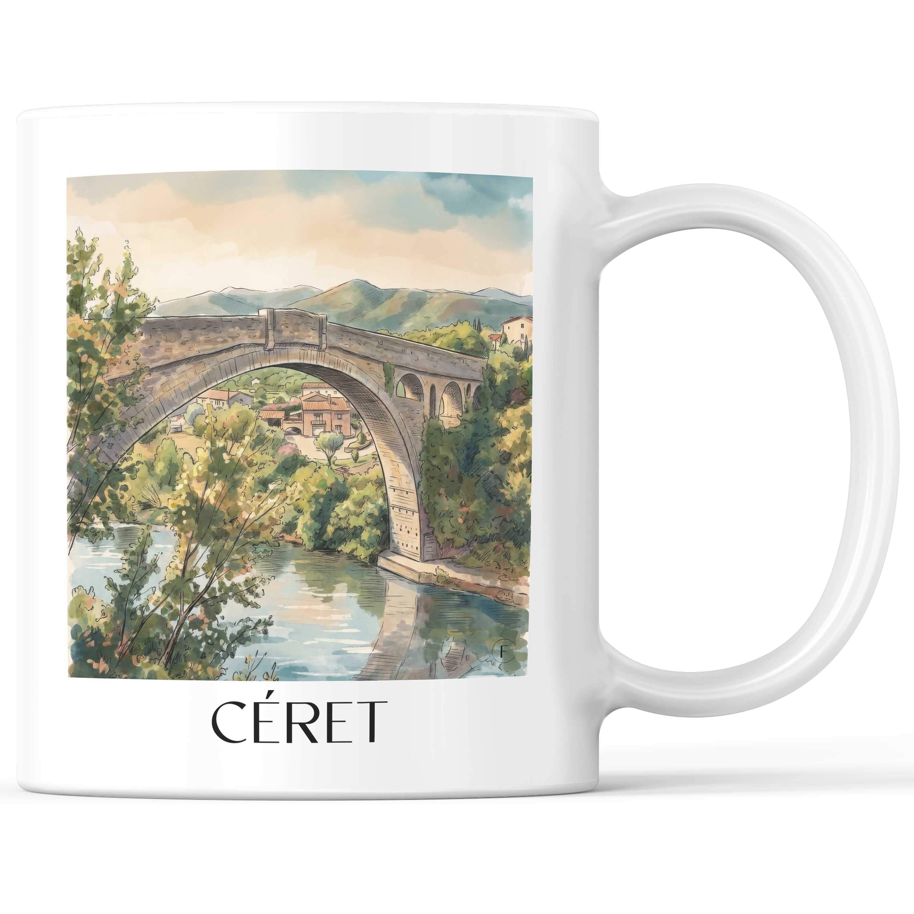 céret--vallespir-frankreich-kaffeebecher-aquarell