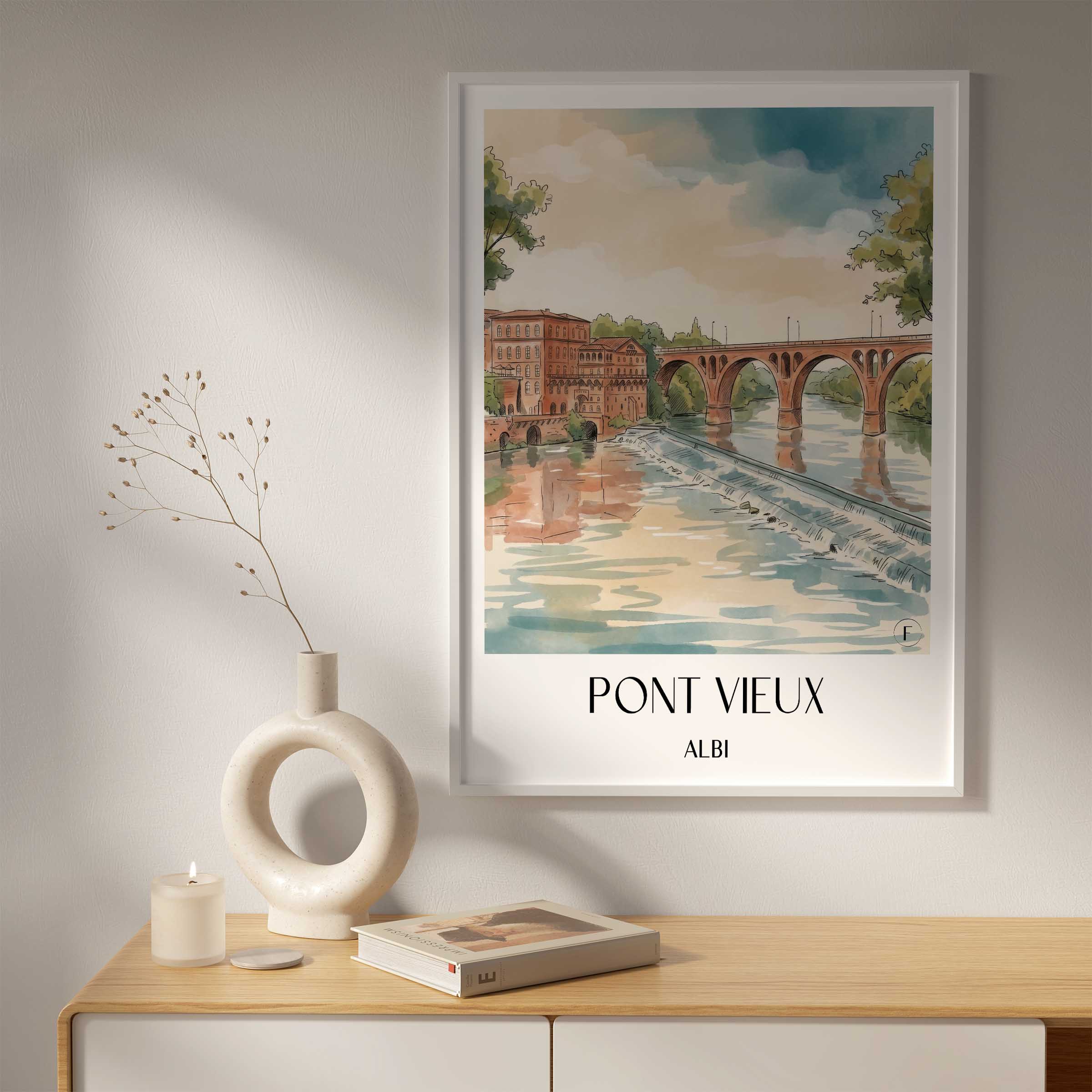 pont-vieux--albi-frankreich-poster-aquarell