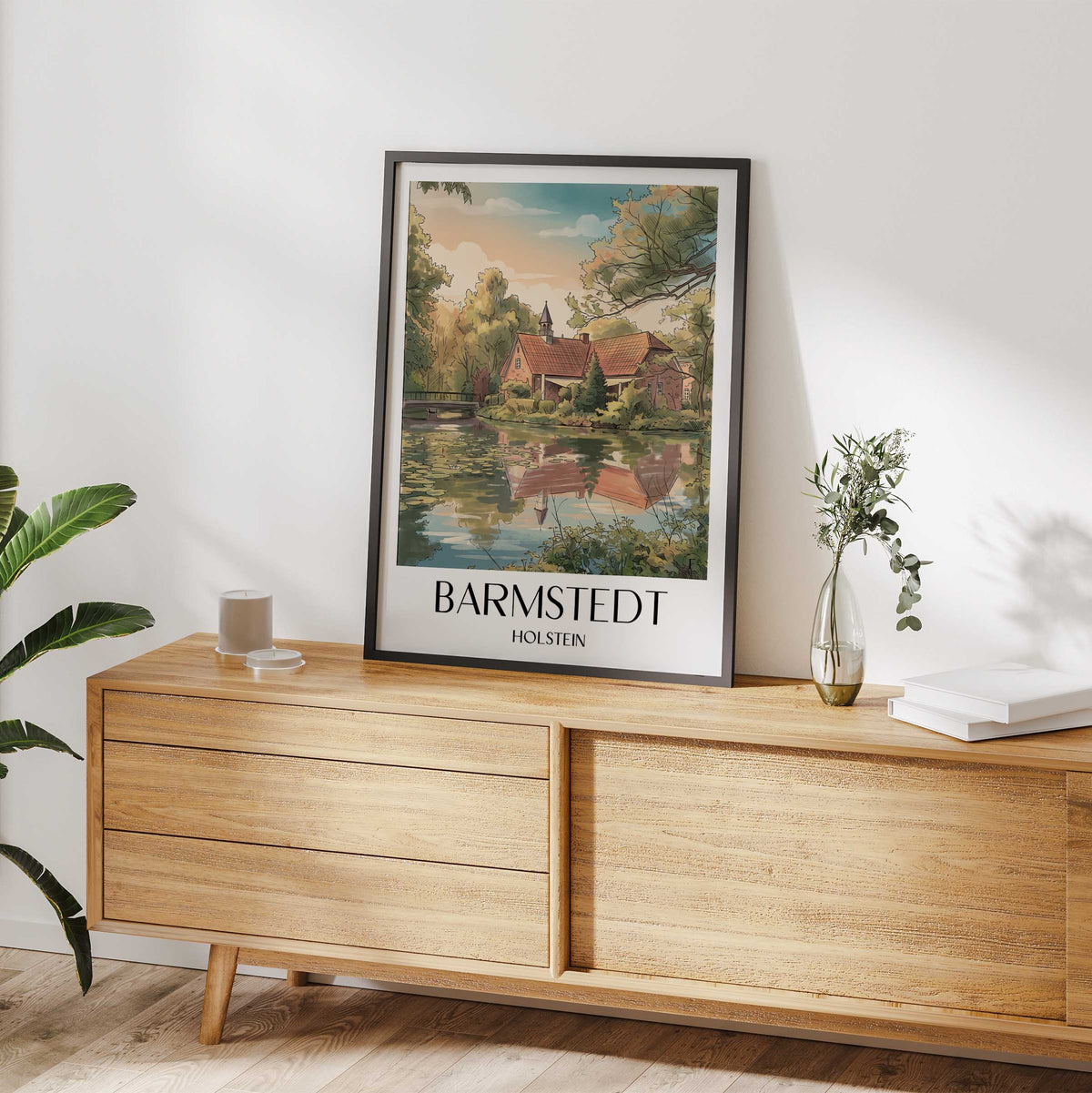 barmstedt-holstein-deutschland-poster-aquarell