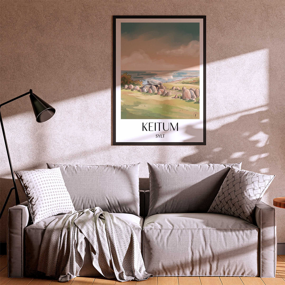 keitum-sylt-deutschland-poster-aquarell