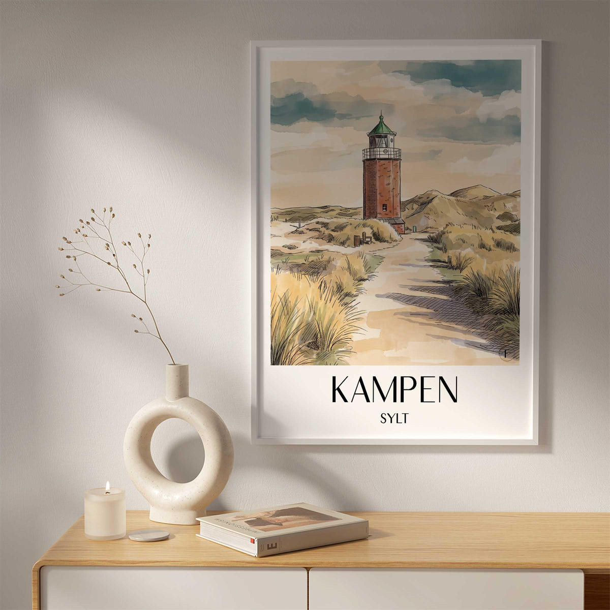 kampen--sylt-deutschland-poster-aquarell