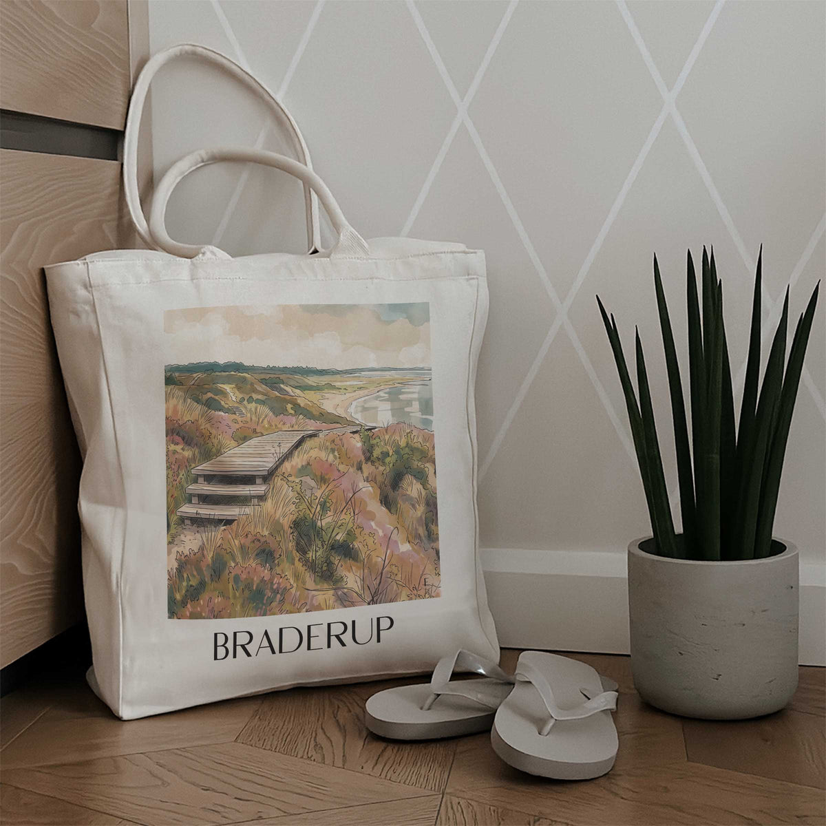 braderup-sylt-deutschland-einkaufstasche-aquarell