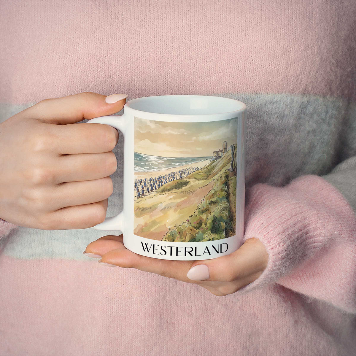 westerland-sylt-deutschland-kaffeebecher-aquarell