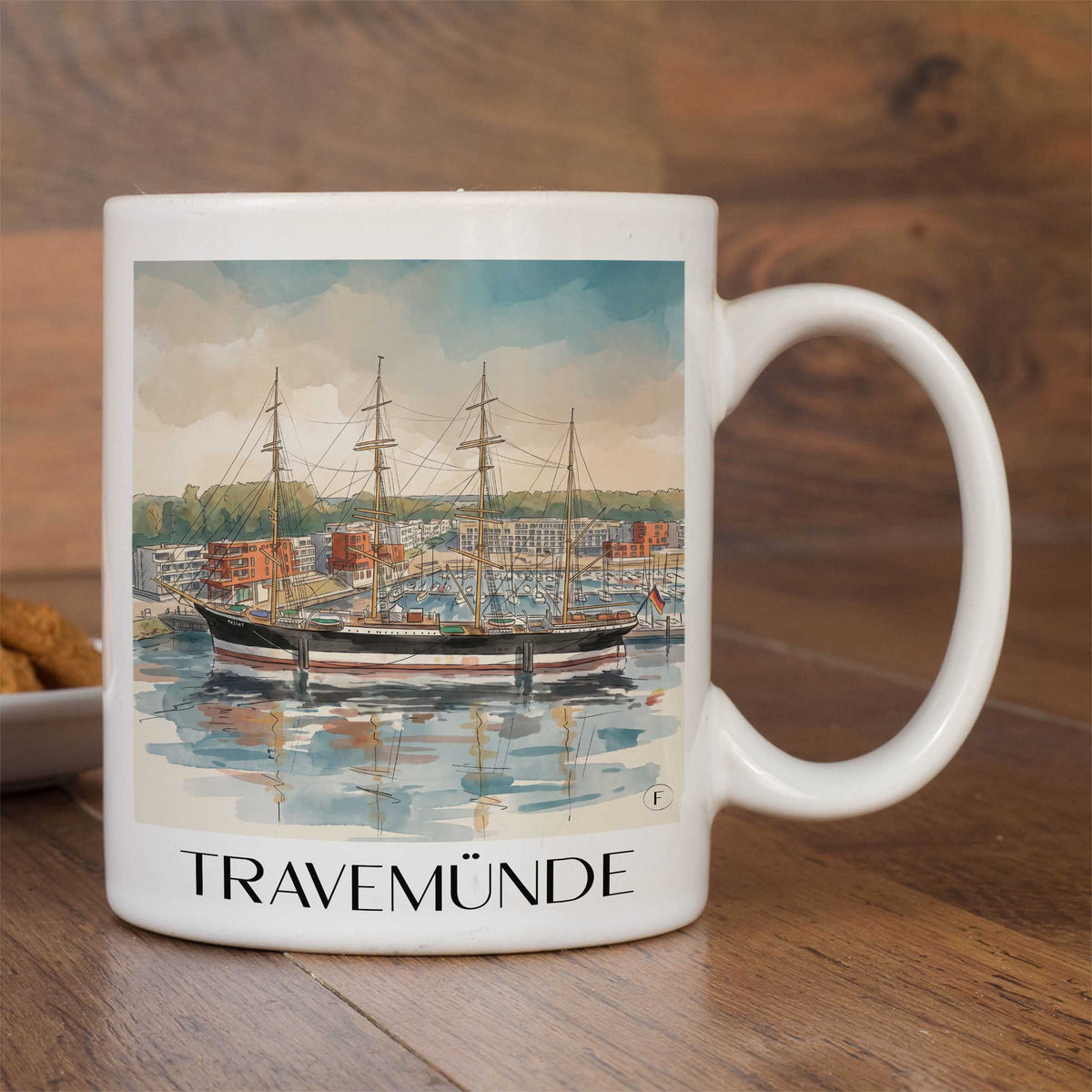 travemünde-ostsee-deutschland-kaffeebecher-aquarell