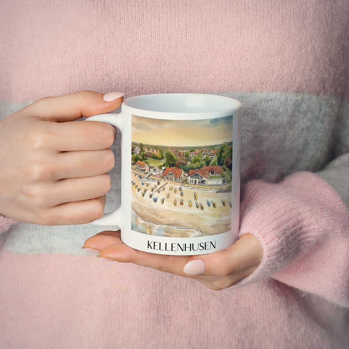 kellenhusen-ostsee-deutschland-kaffeebecher-aquarell