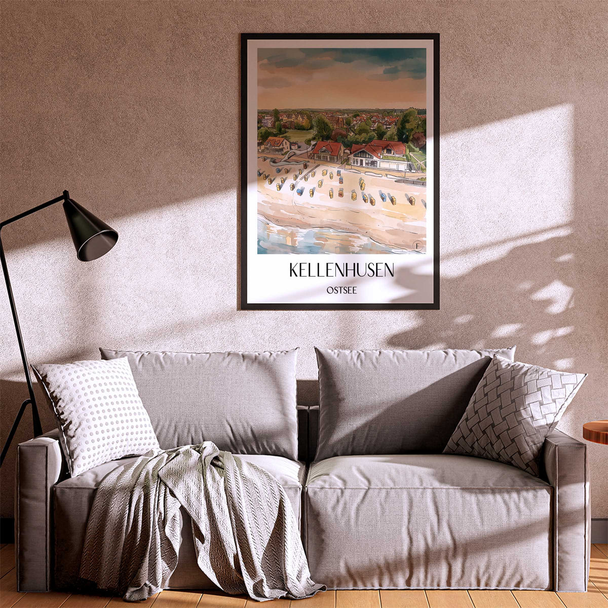 kellenhusen-ostsee-deutschland-poster-aquarell