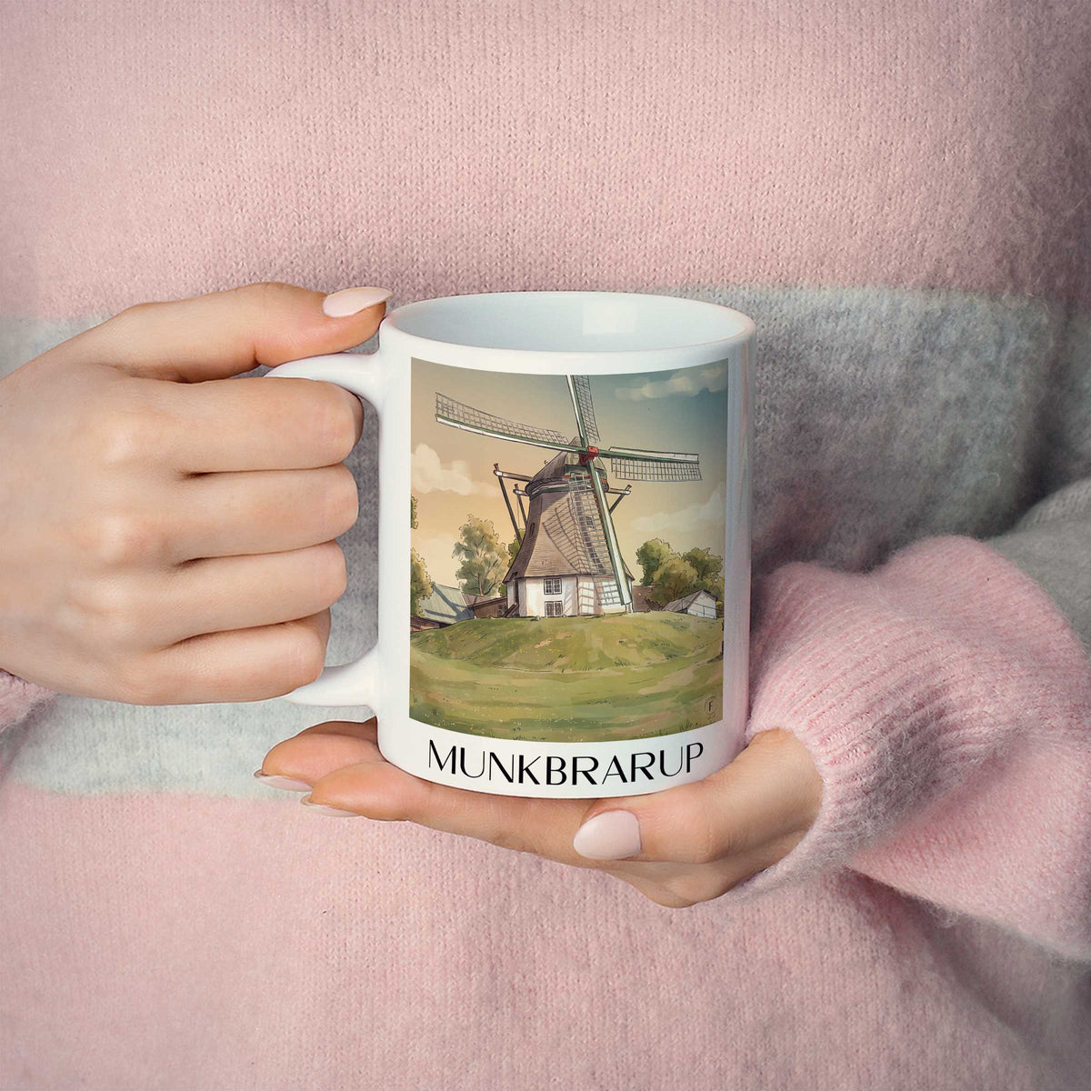 munkbrarup-flensburger-förde-deutschland-kaffeebecher-aquarell