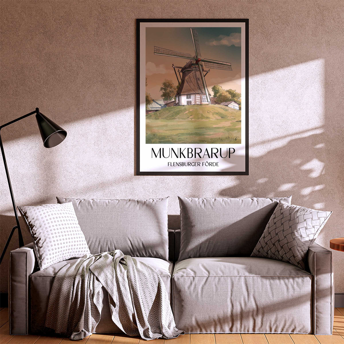 munkbrarup-flensburger-förde-deutschland-poster-aquarell