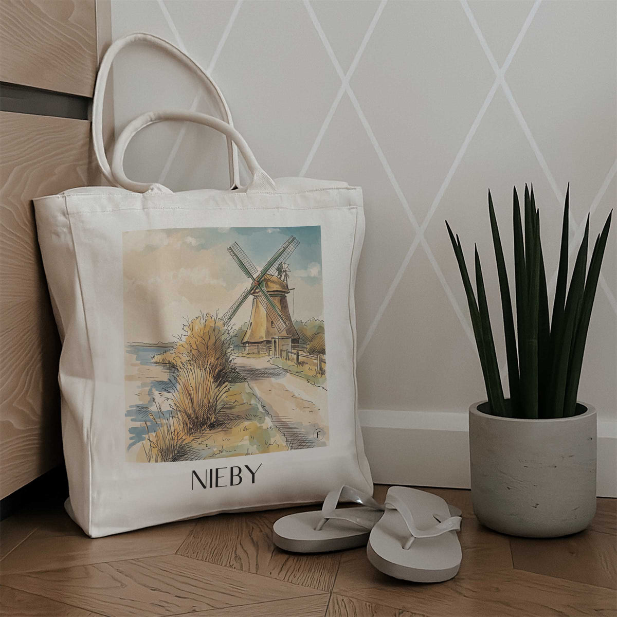 nieby-ostsee-deutschland-einkaufstasche-aquarell