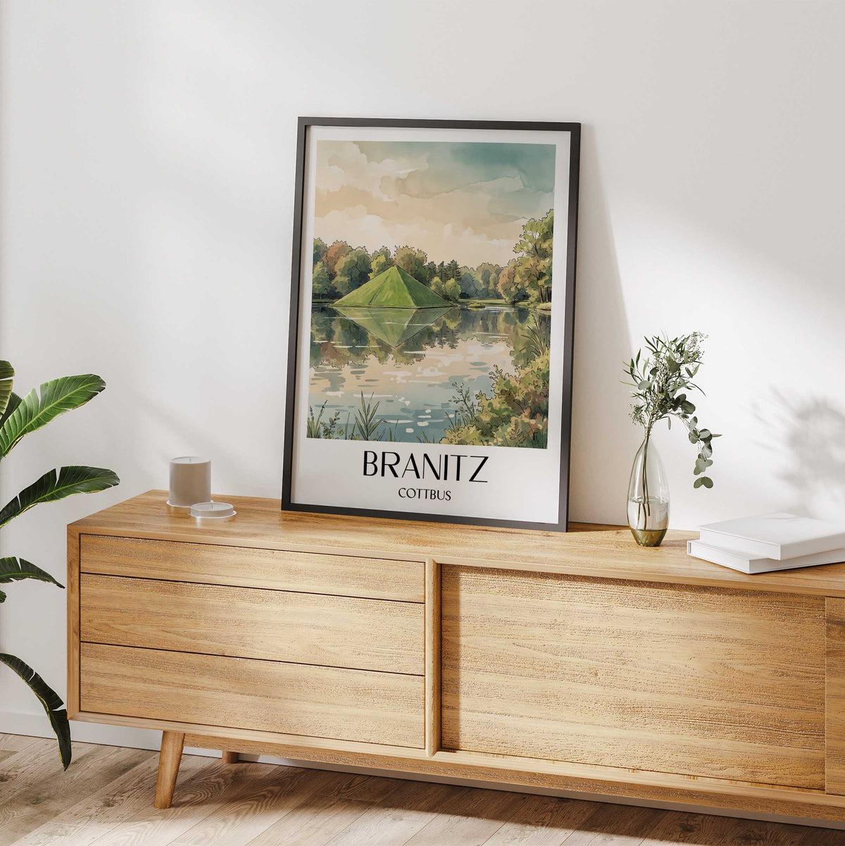branitz-cottbus-deutschland-poster-aquarell