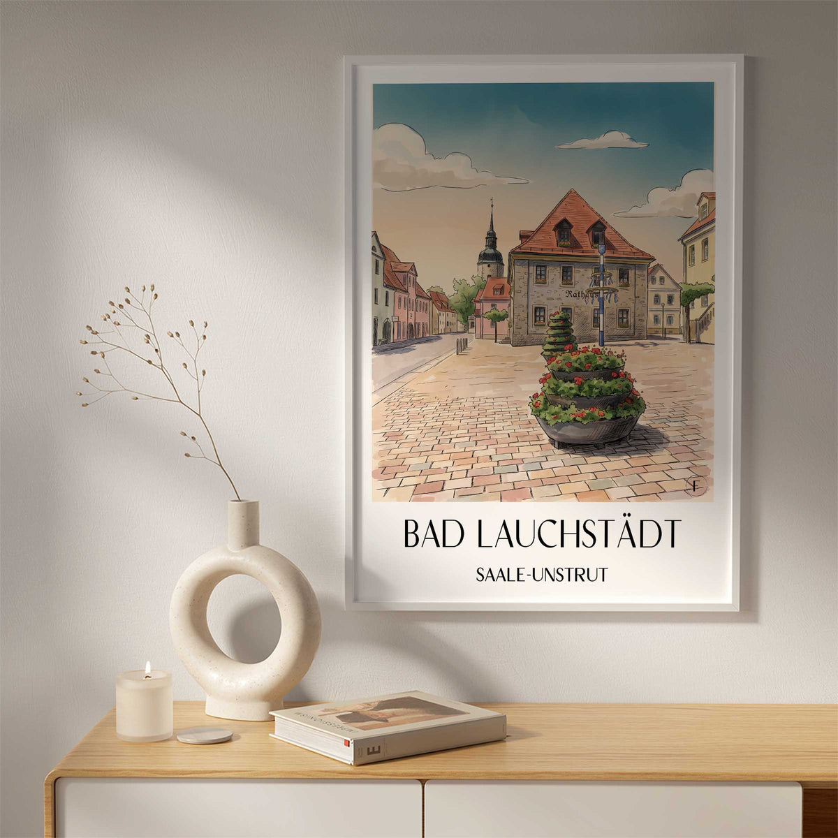 bad-lauchstädt-saale-unstrut-deutschland-poster-aquarell