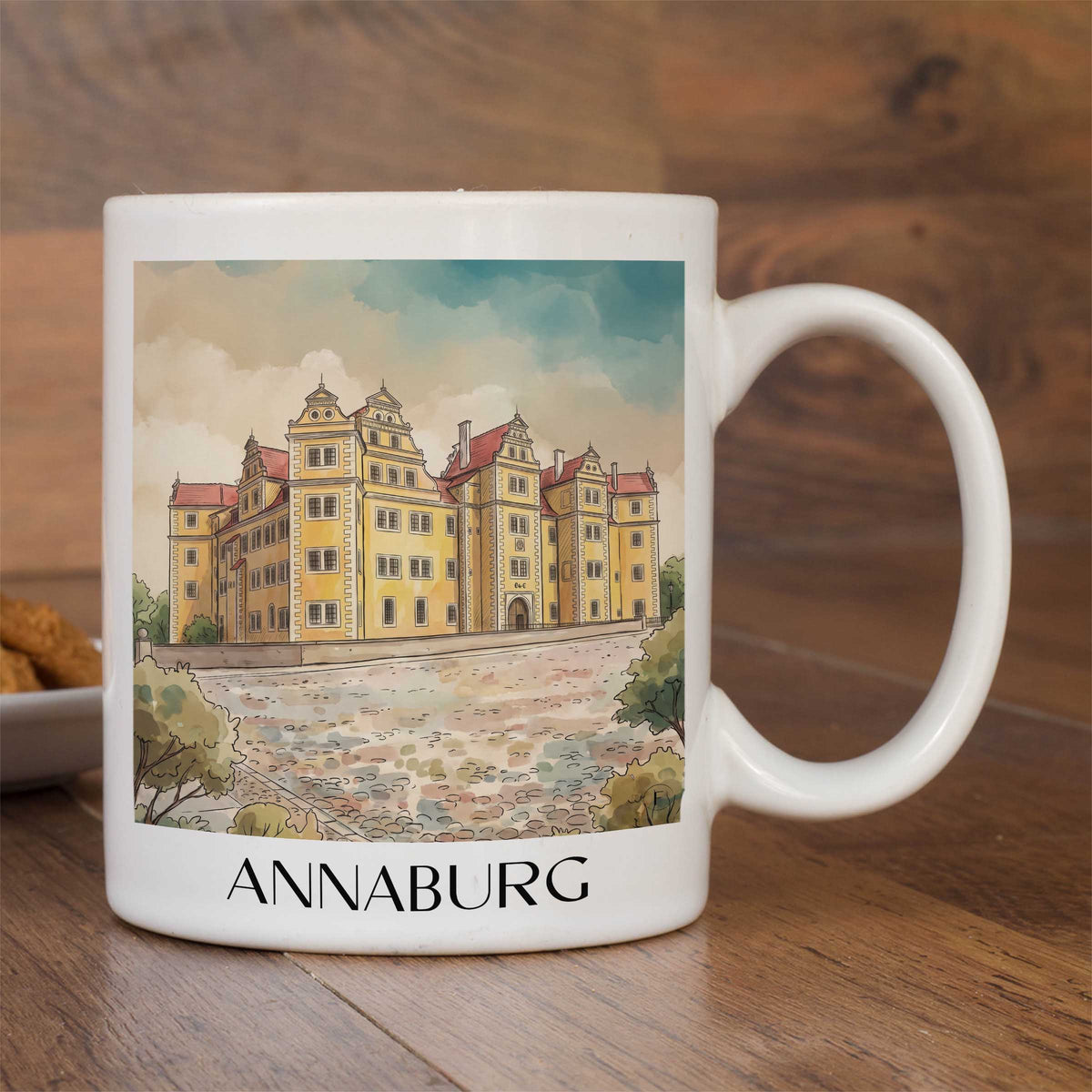 annaburg-sachsen-anhalt-deutschland-kaffeebecher-aquarell