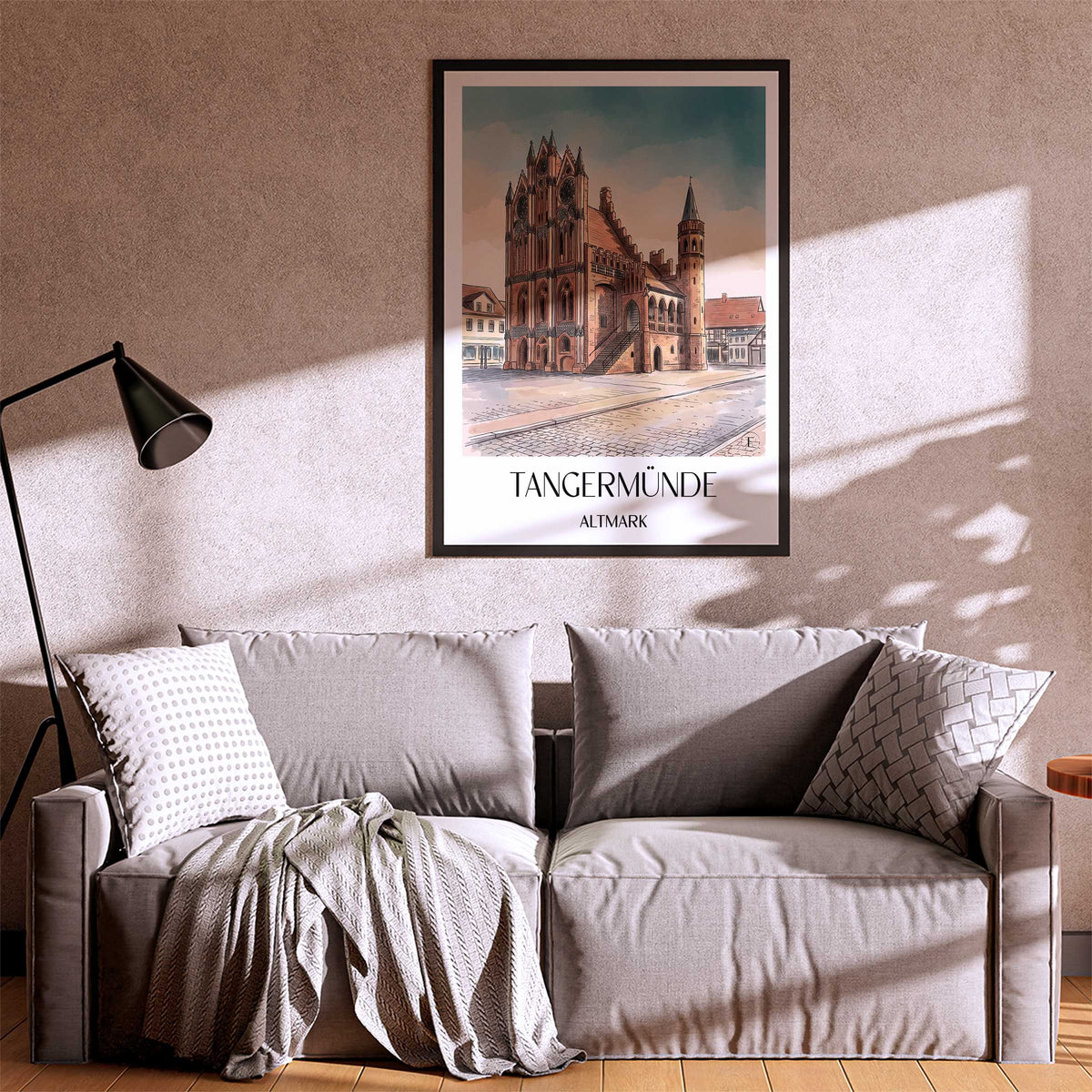 tangermünde-altmark-deutschland-poster-aquarell