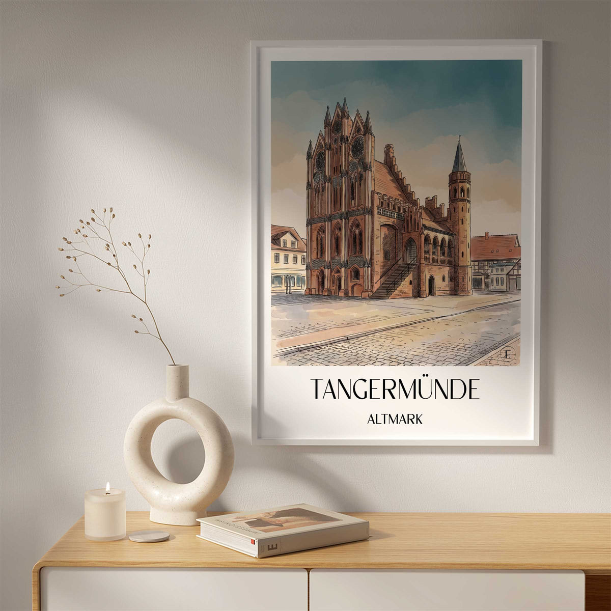 tangermünde-altmark-deutschland-poster-aquarell