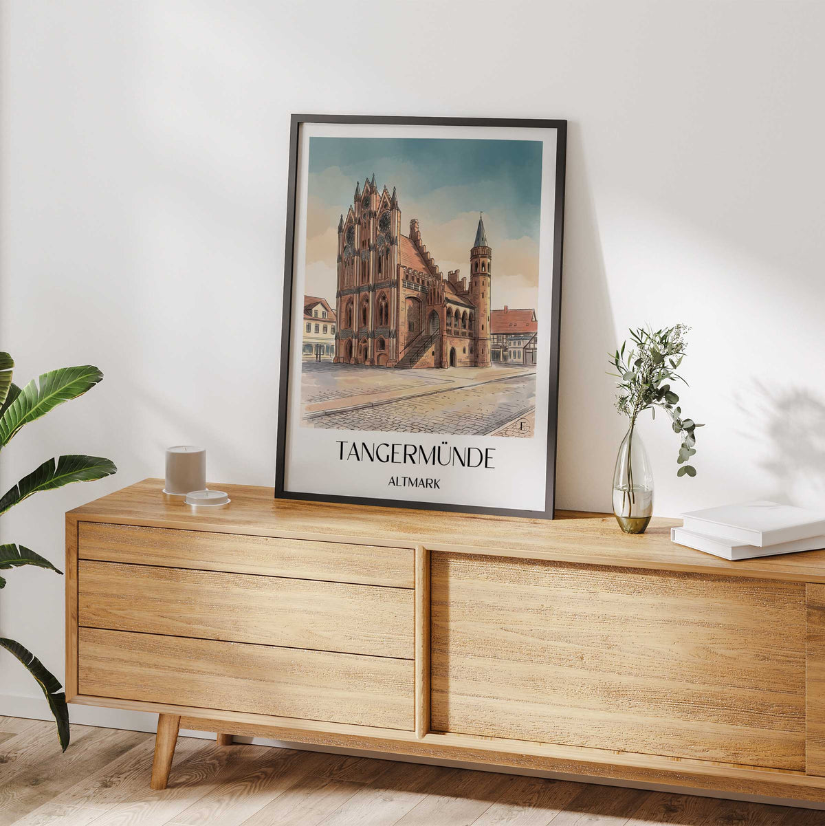 tangermünde-altmark-deutschland-poster-aquarell