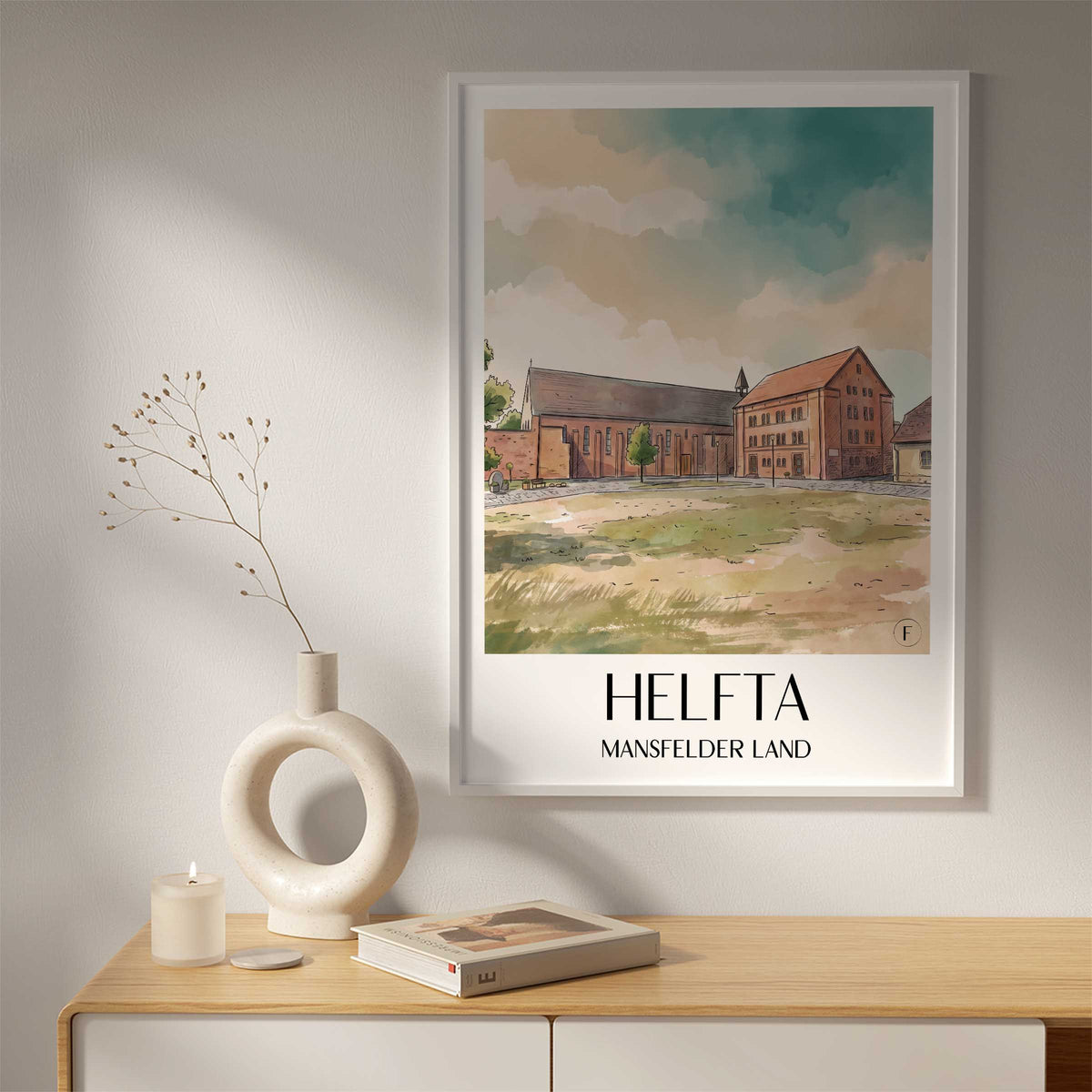 helfta-mansfelder-land-deutschland-poster-aquarell