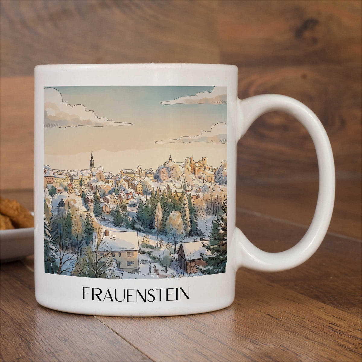 frauenstein-osterzgebirge-deutschland-kaffeebecher-aquarell