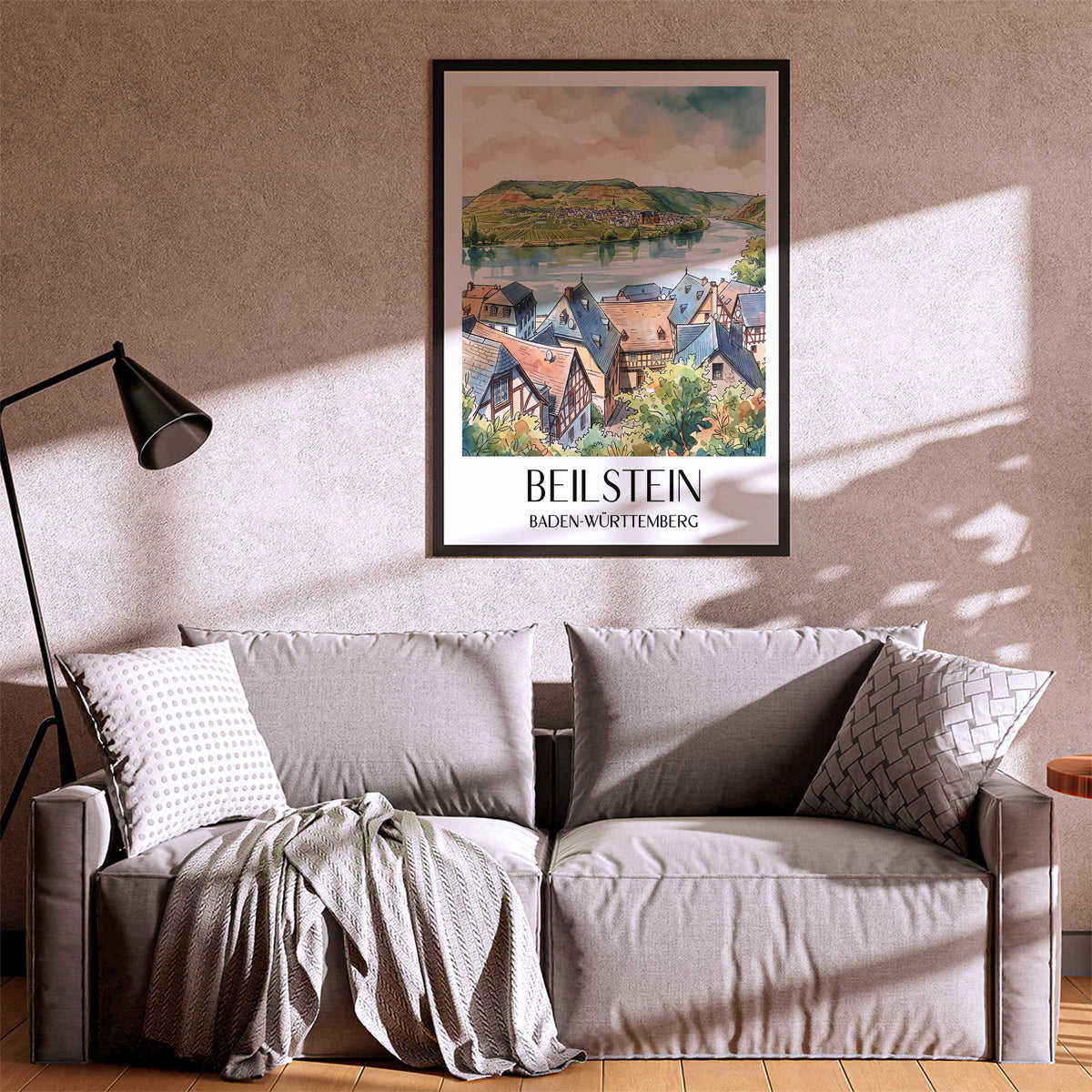 beilstein-baden-württemberg-deutschland-poster-aquarell