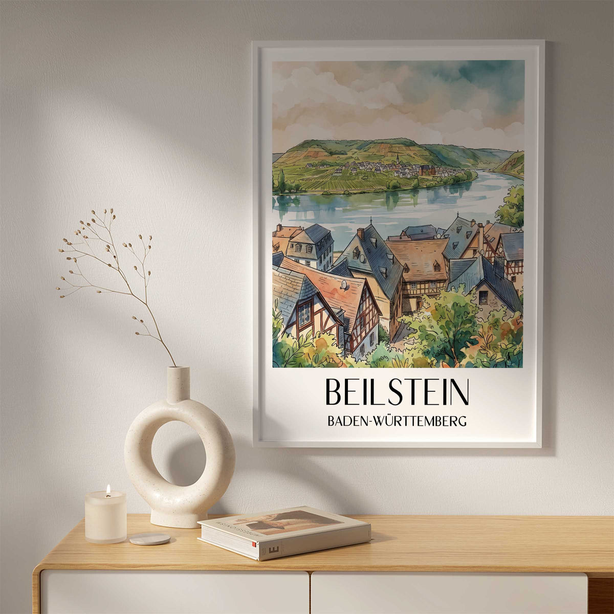 beilstein-baden-württemberg-deutschland-poster-aquarell