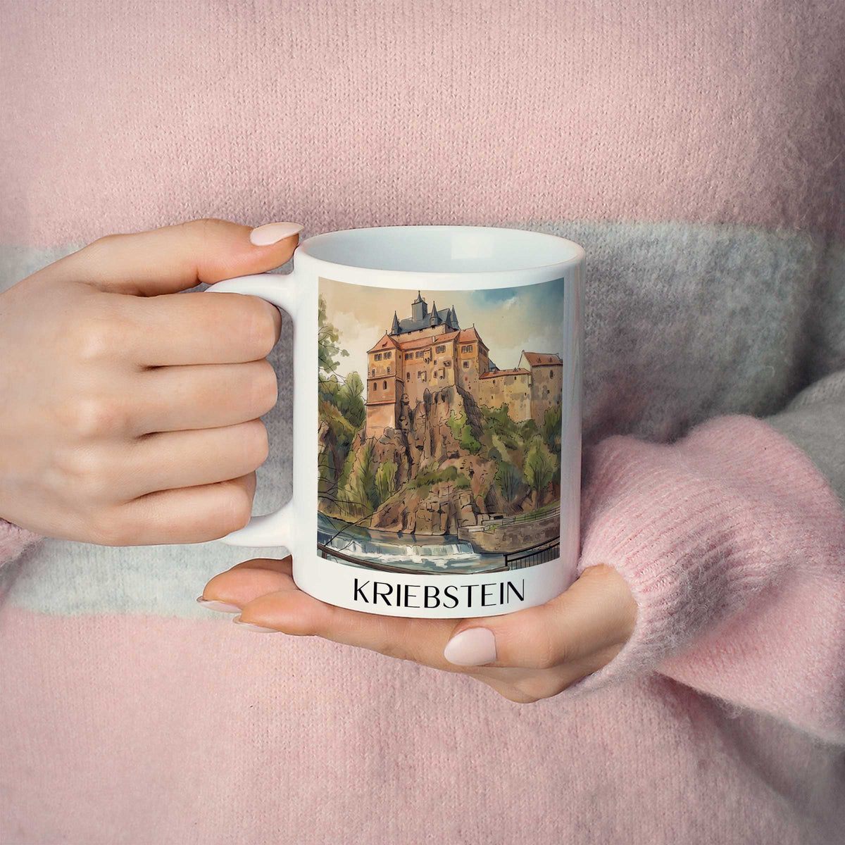 kriebstein-sachsen-deutschland-kaffeebecher-aquarell