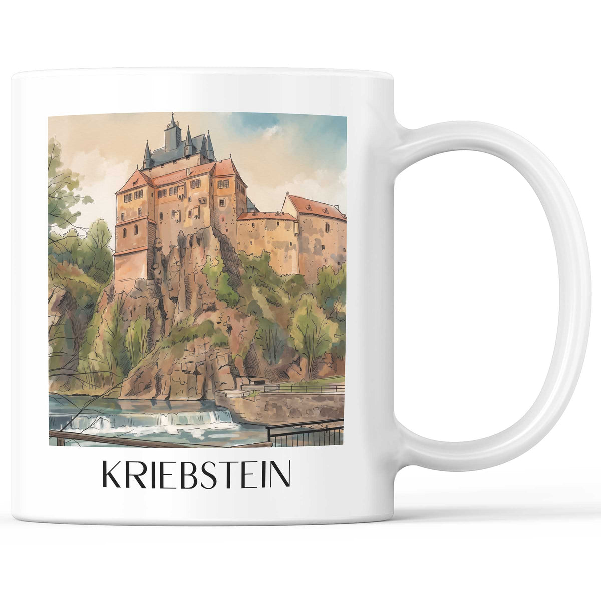 kriebstein-sachsen-deutschland-kaffeebecher-aquarell