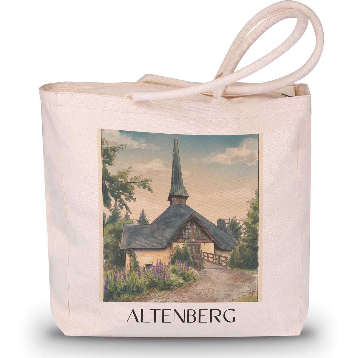altenberg-osterzgebirge-deutschland-einkaufstasche-aquarell
