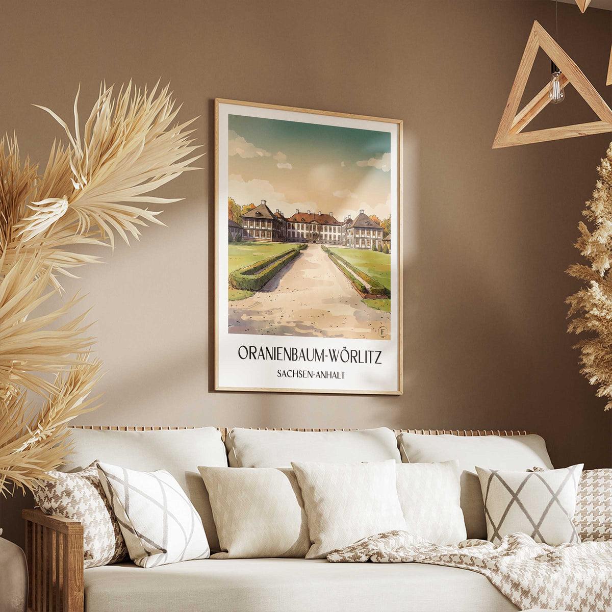 oranienbaum-wörlitz-sachsen-anhalt-deutschland-poster-aquarell
