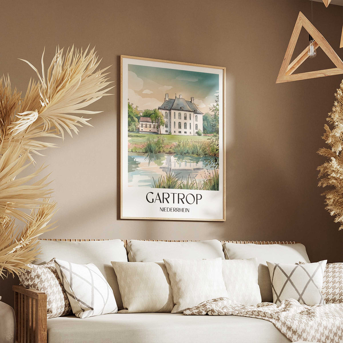 gartrop-niederrhein-deutschland-poster-aquarell