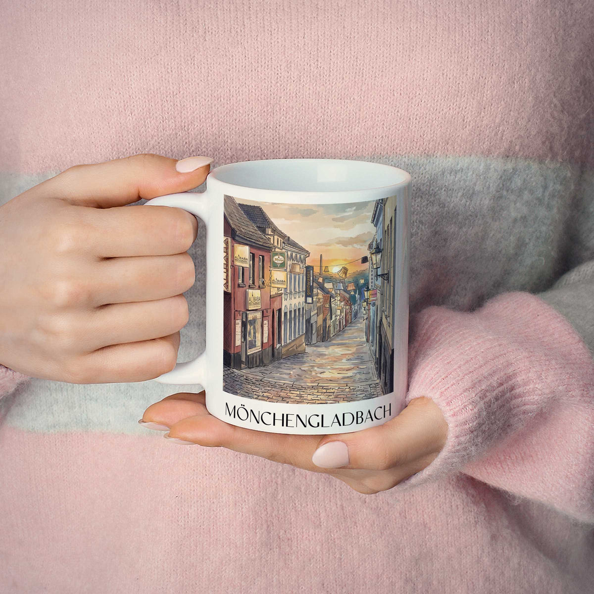 mönchengladbach-niederrhein-deutschland-kaffeebecher-aquarell