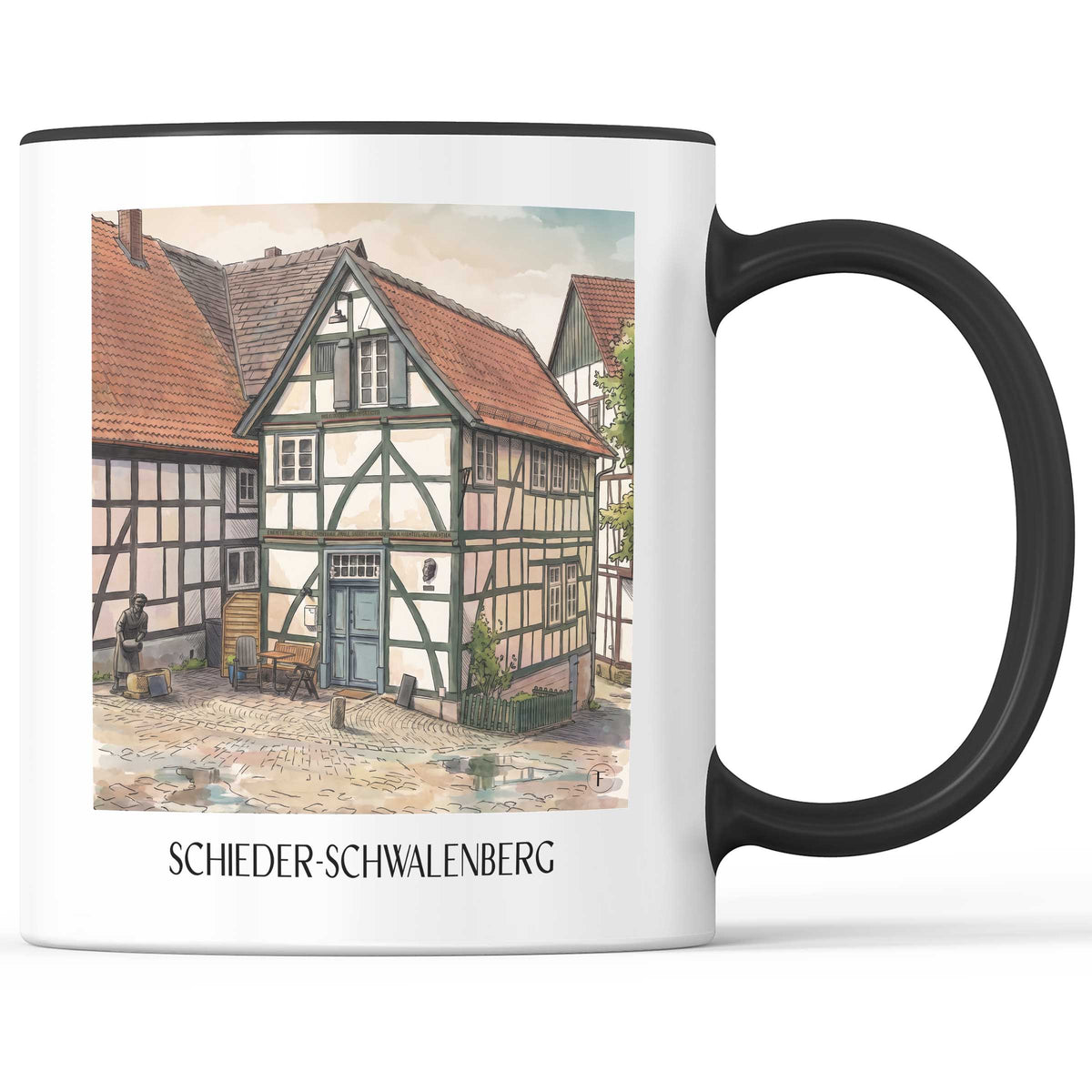 schieder-schwalenberg-lipperland-deutschland-kaffeebecher-aquarell