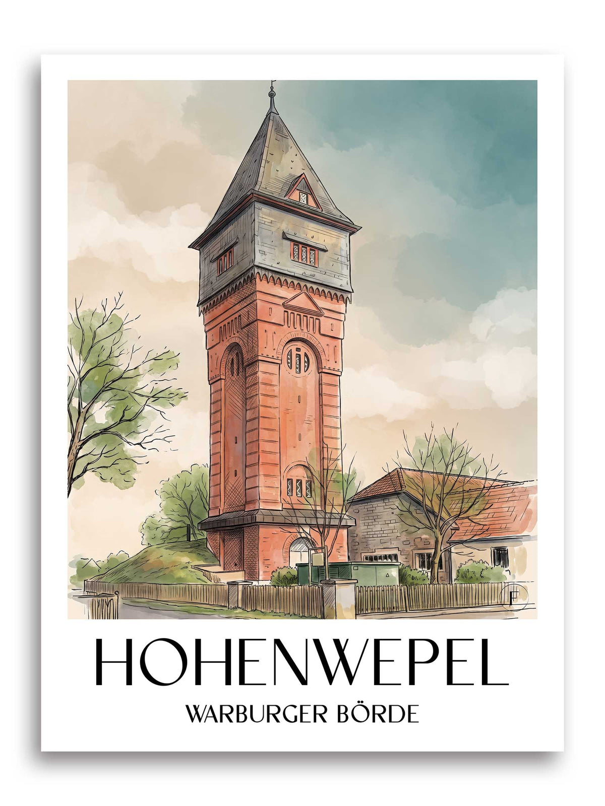 hohenwepel--warburger-börde-deutschland-poster-aquarell