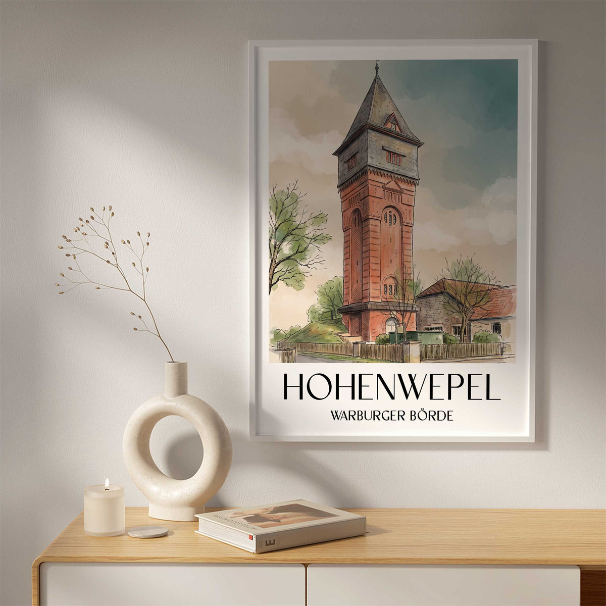 hohenwepel--warburger-börde-deutschland-poster-aquarell