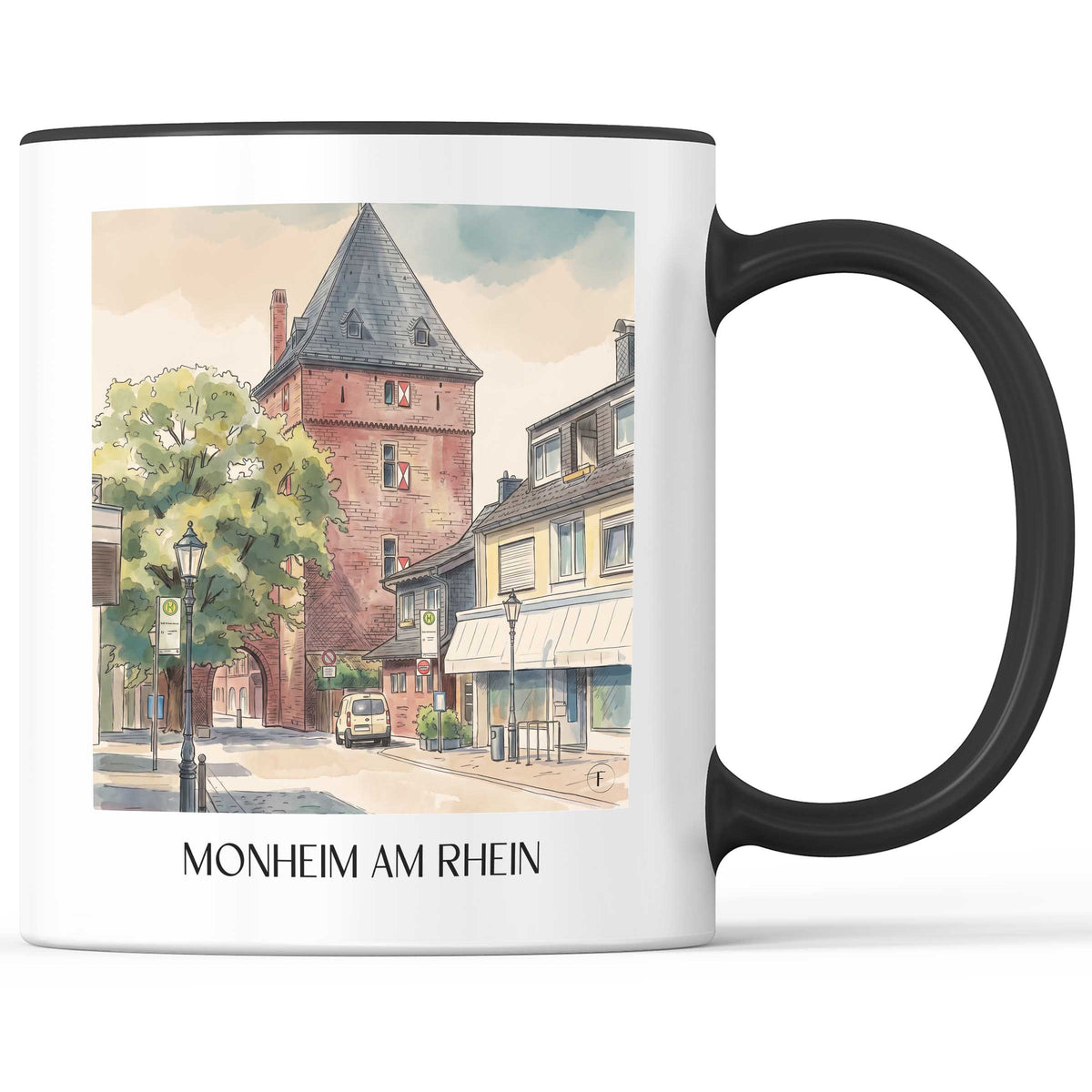 monheim-am-rhein-niederrhein-deutschland-kaffeebecher-aquarell