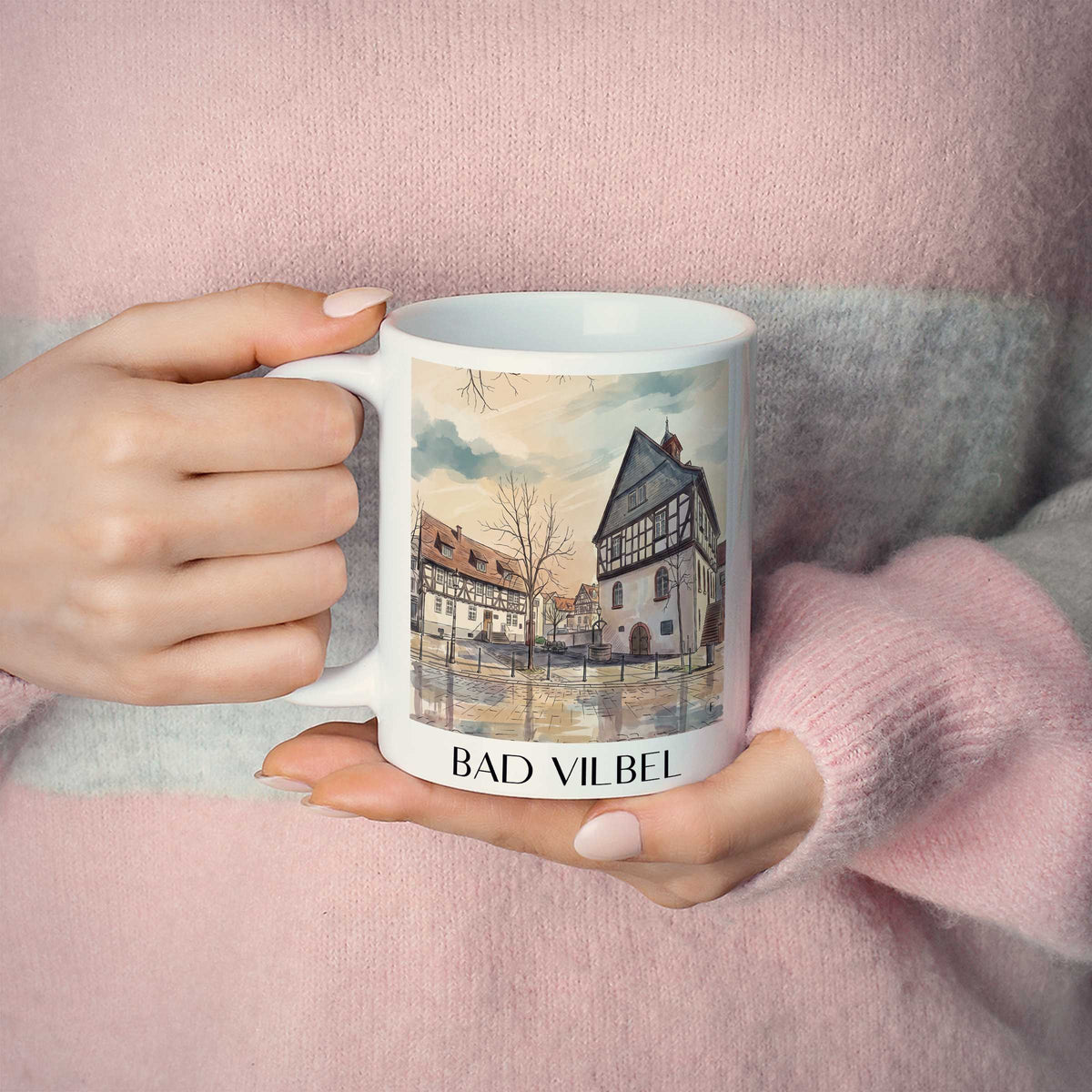 bad-vilbel-wetterau-deutschland-kaffeebecher-aquarell