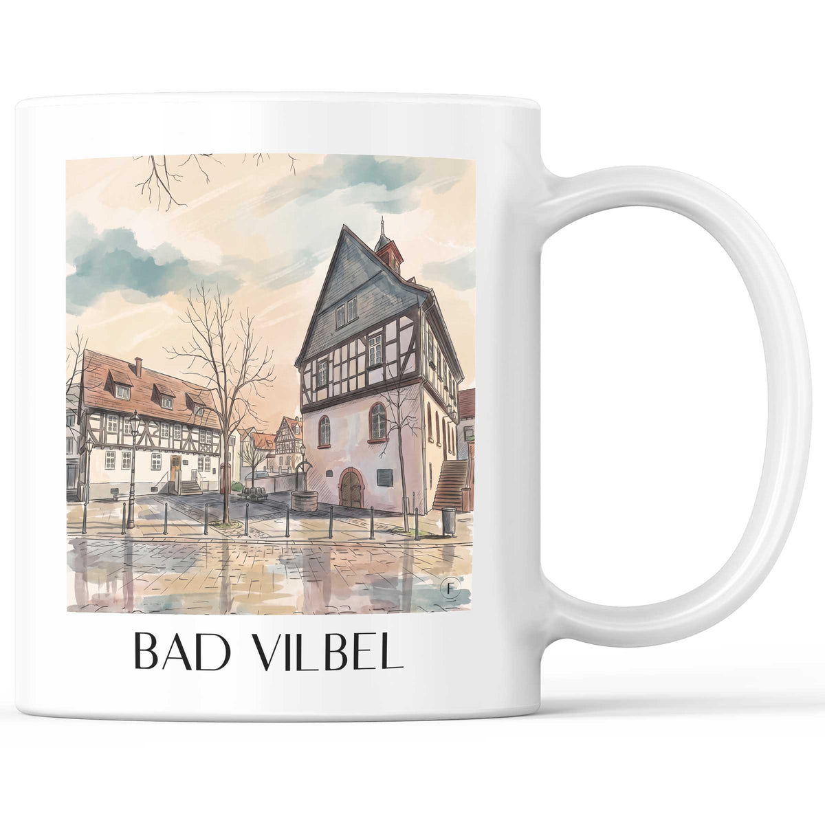 bad-vilbel-wetterau-deutschland-kaffeebecher-aquarell