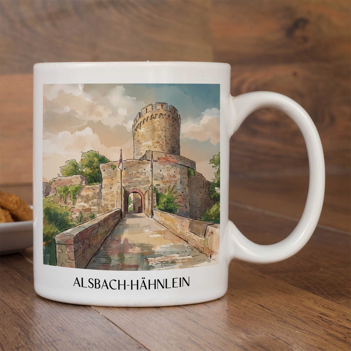 alsbach-hähnlein-bergstraße-deutschland-kaffeebecher-aquarell