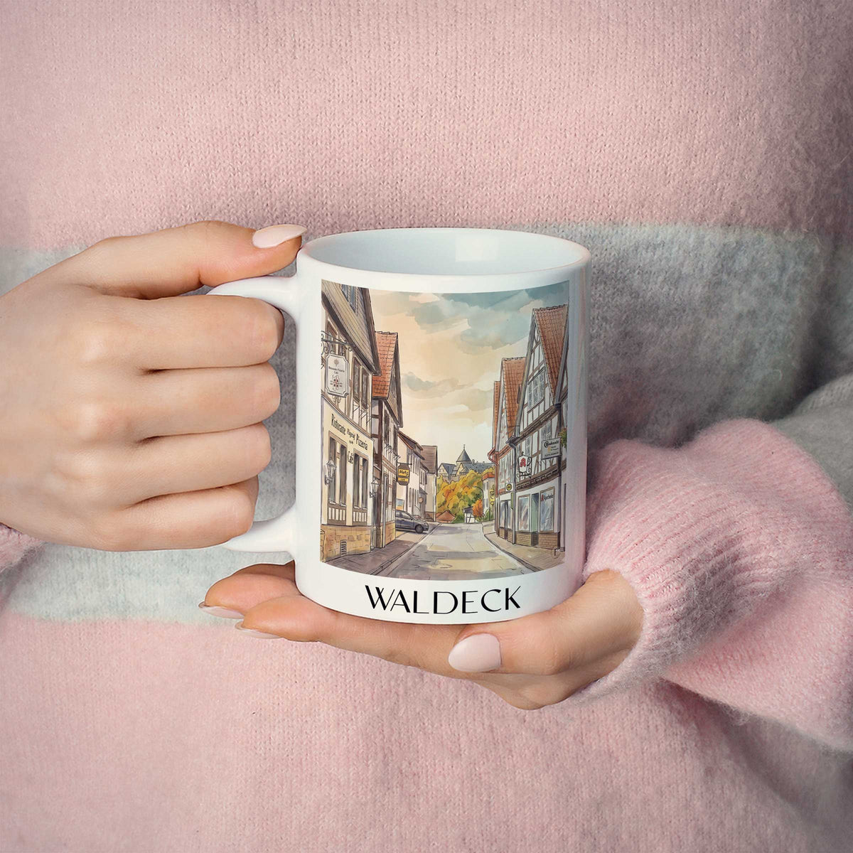 waldeck-edersee-deutschland-kaffeebecher-aquarell