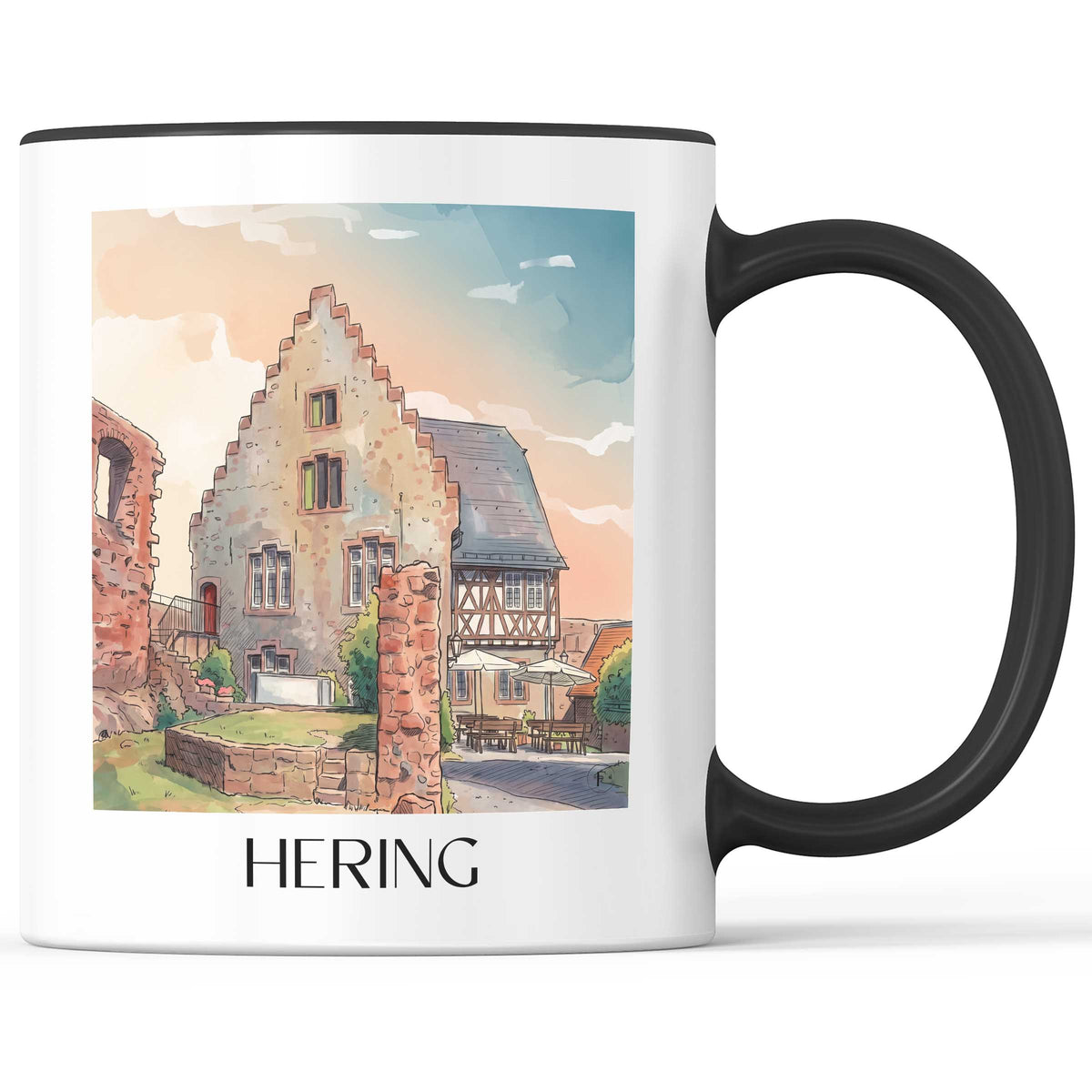 hering-odenwald-deutschland-kaffeebecher-aquarell
